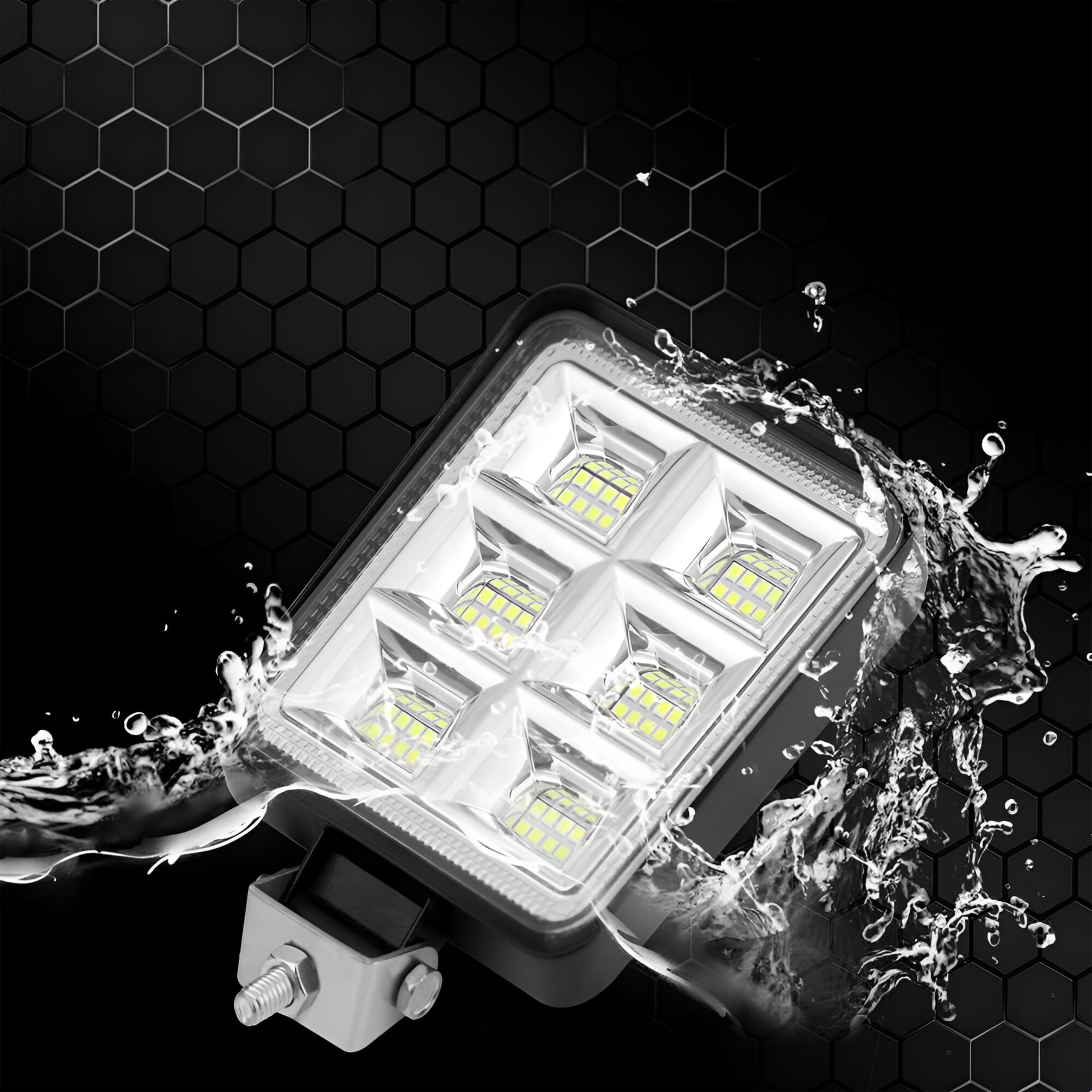 MOCNA LAMPA ROBOCZA LED SAMOCHODOWA 14W HALOGEN SMD 12V REFLEKTOR SZPERACZ Napięcie 12-12 V