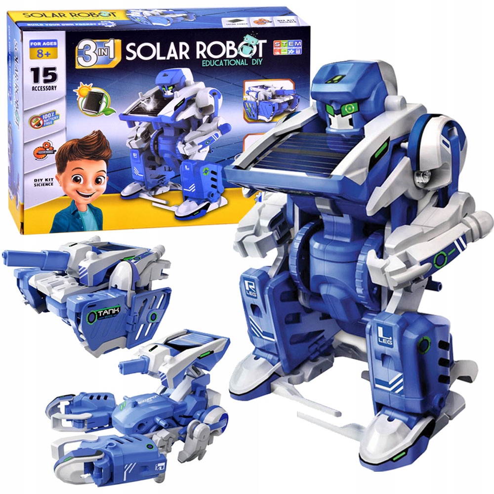 

Robot solarny 3w1