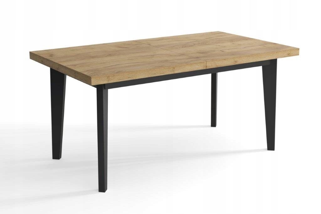 Stół skandynawski craft złoty 140/180 Kształt blatu prostokątny