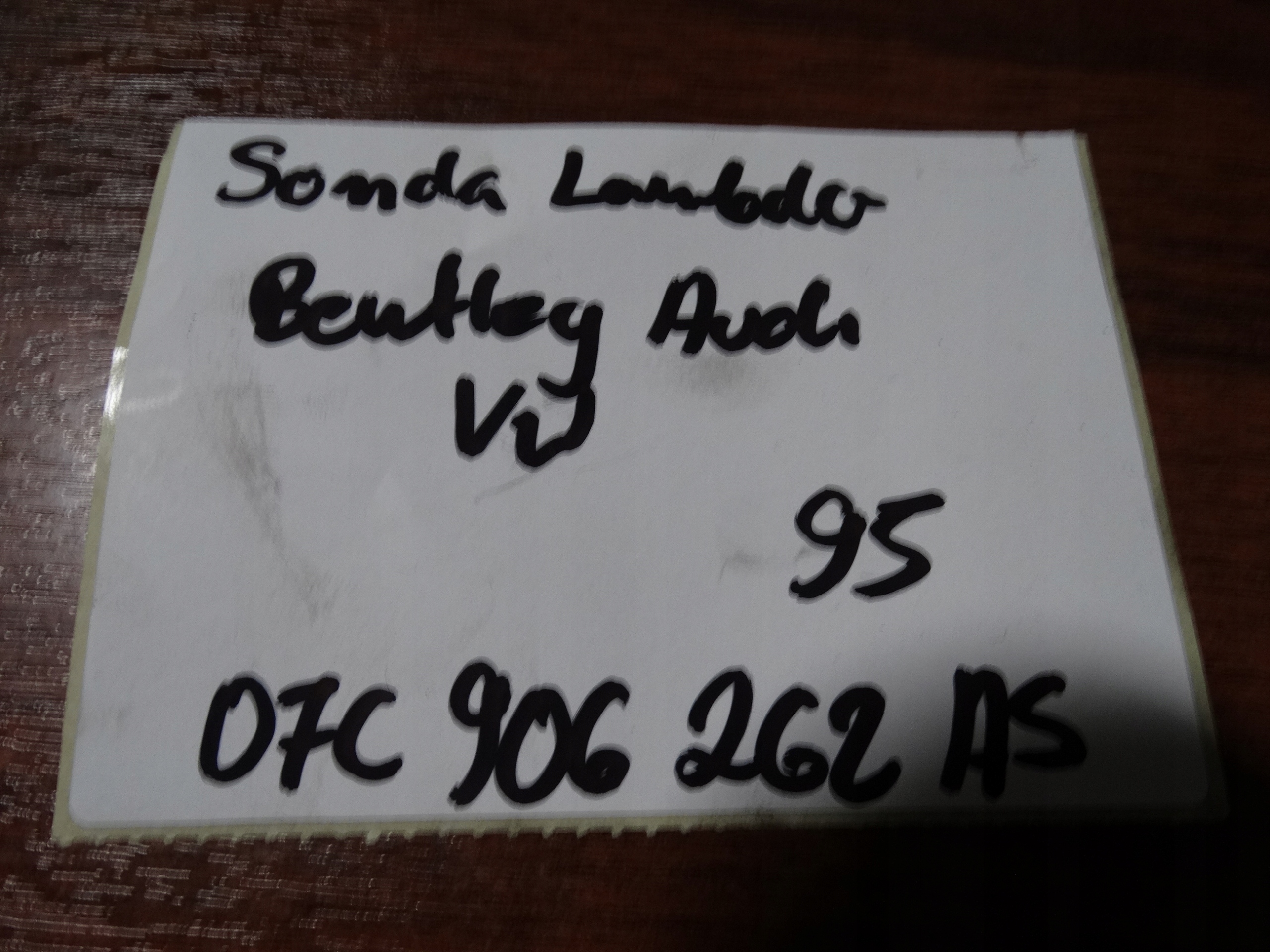 IDEALNA SONDA LAMBDA BENTLEY AUDI VW 1