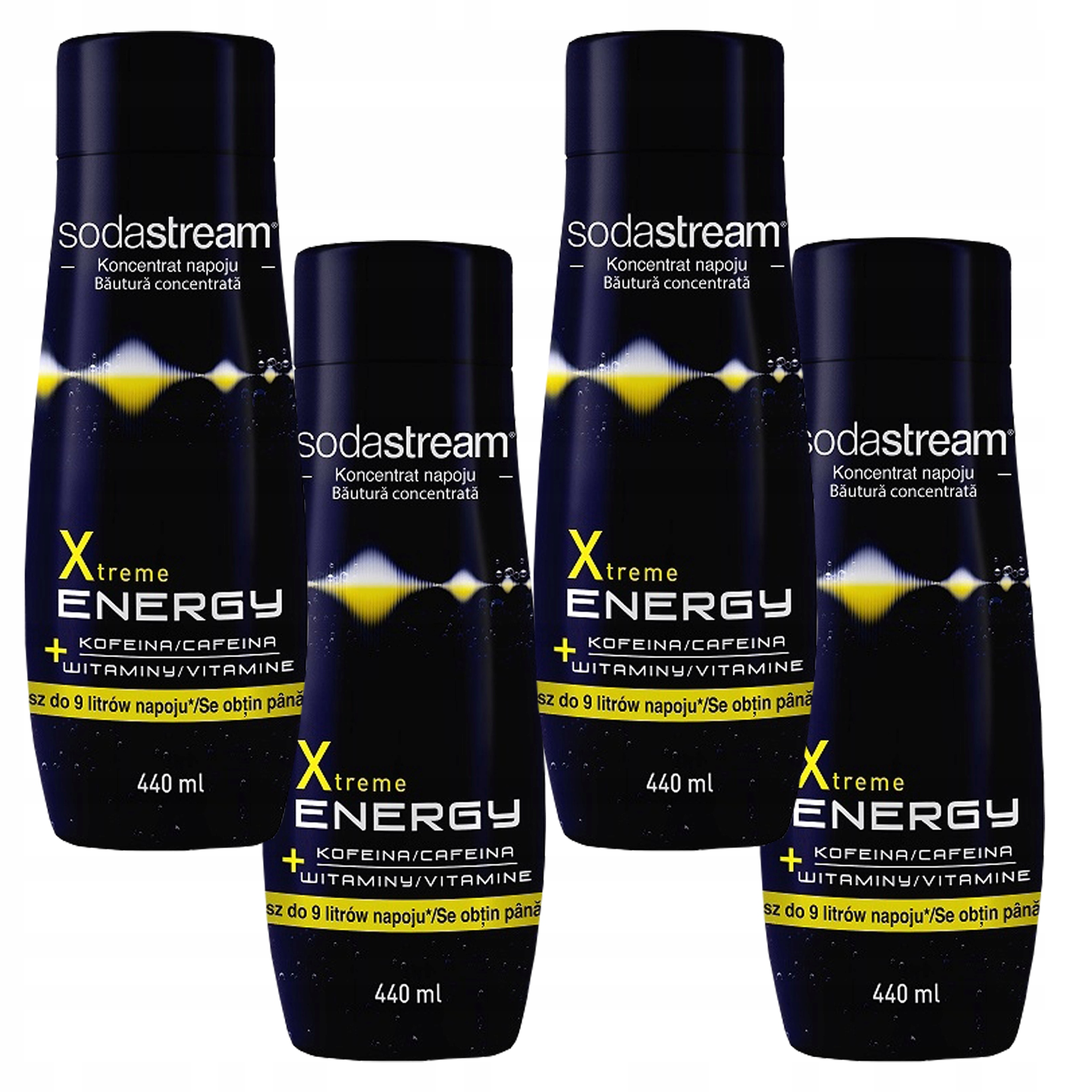 Syrop koncentrat SodaStream saturator Energy 4 szt