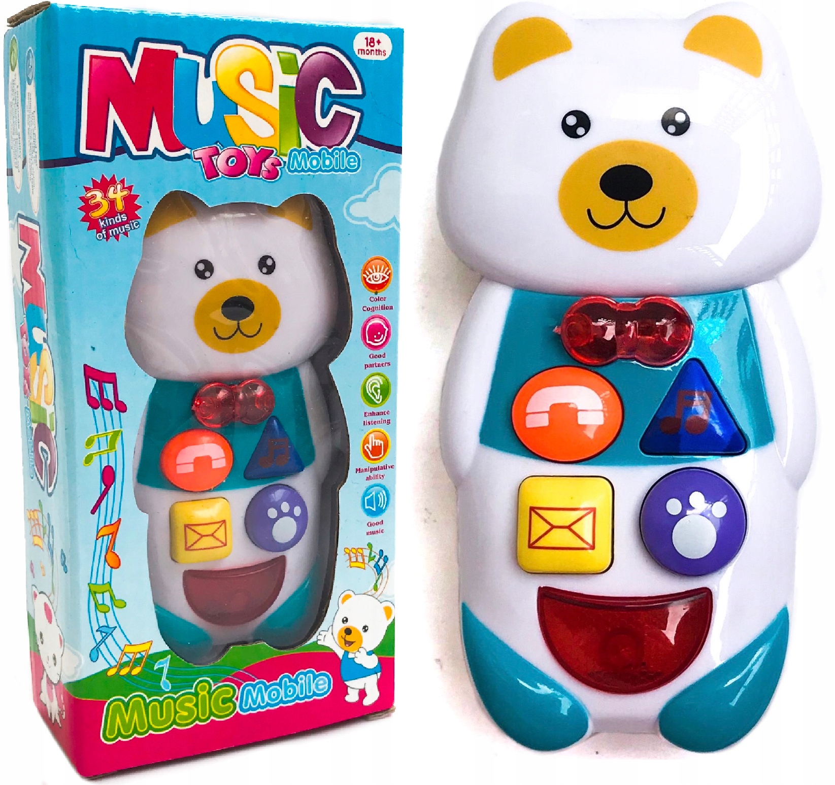 

Zabawkowy Telefon Dla Dziecka Grający Miś