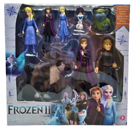 

Frozen Zestaw 9 Figurek Tort Kraina Lodu Elsa Olaf