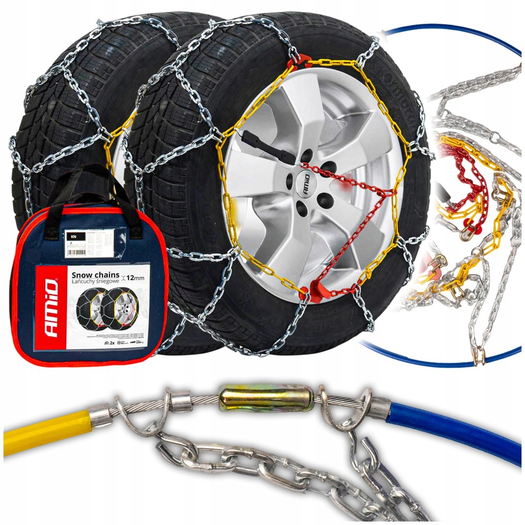 Sněhové Řetězy Snow Chains 12 mm Bag KN-130 N AMiO