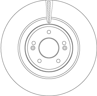 TARCZA HAM. KIA P. STINGER 2,0 T-GDI 17-