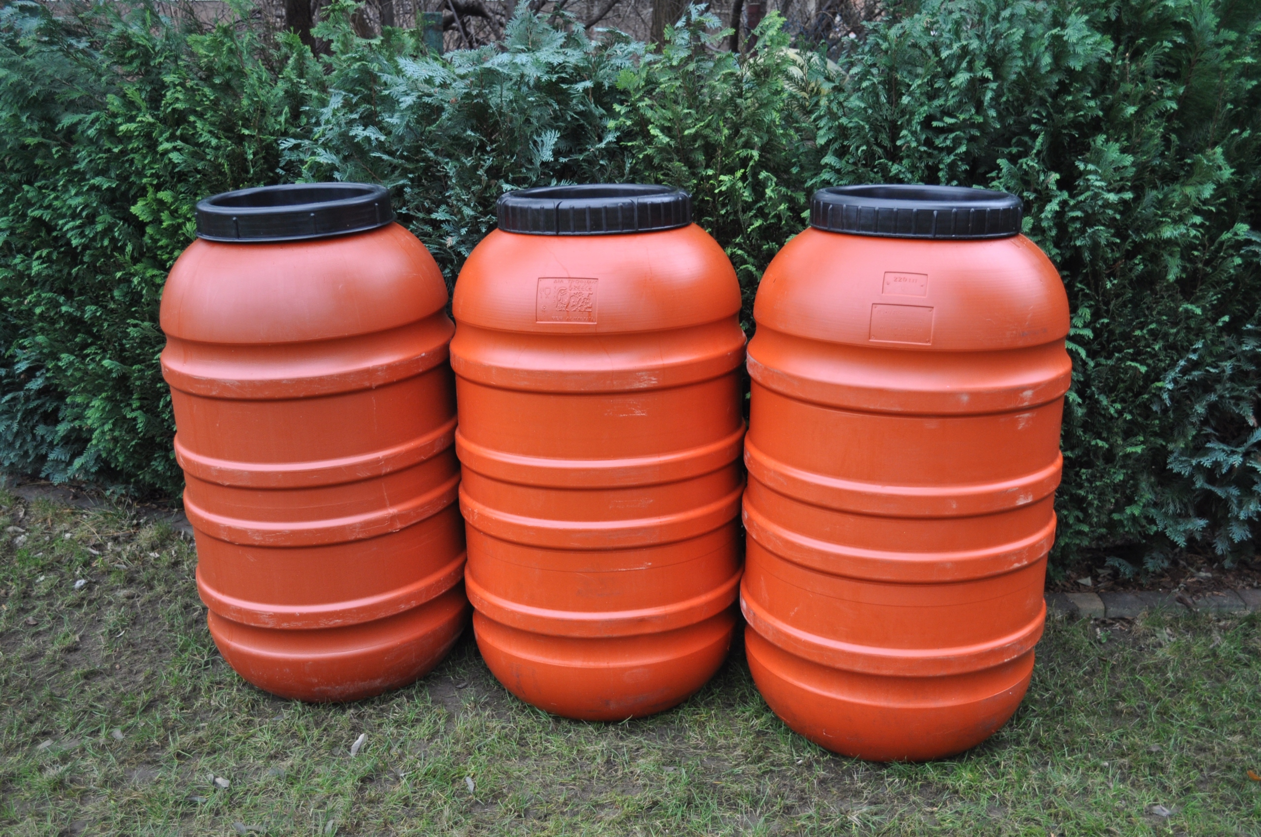 Beczka plastikowa 200 220L, spożywcza, czysta