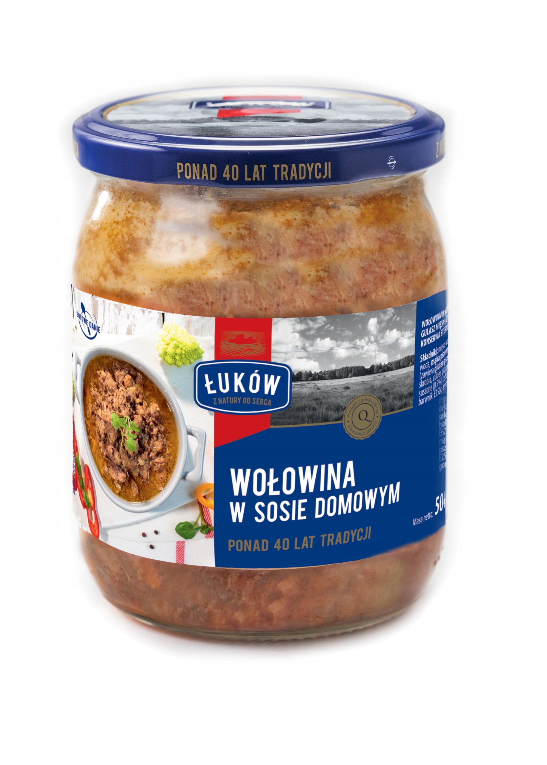Hovězí Maso V Domácí Omáčce 500 G x 3 Ks Łuków
