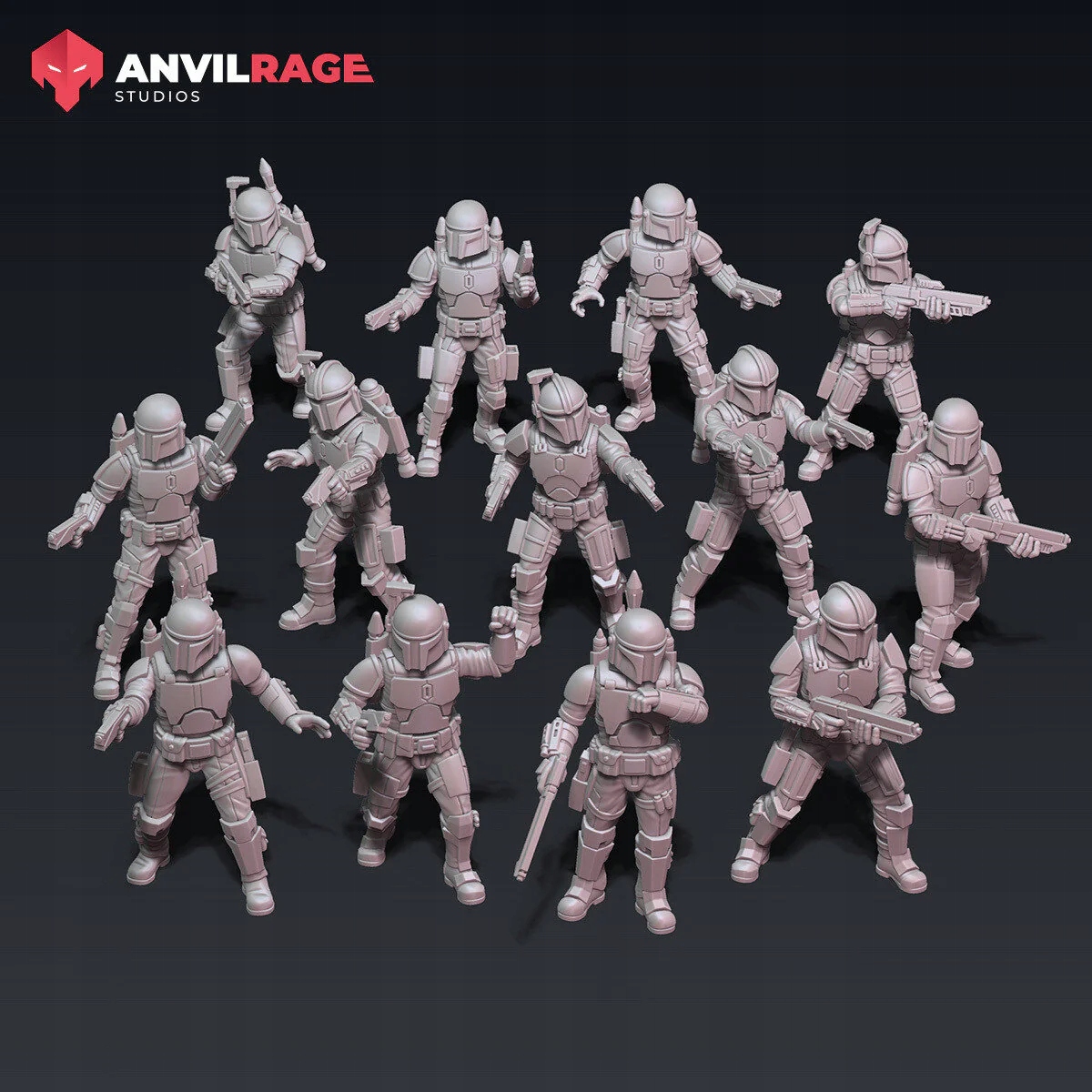 OLD WAY MERCENARIES model pasuje do gry StarWars Legion