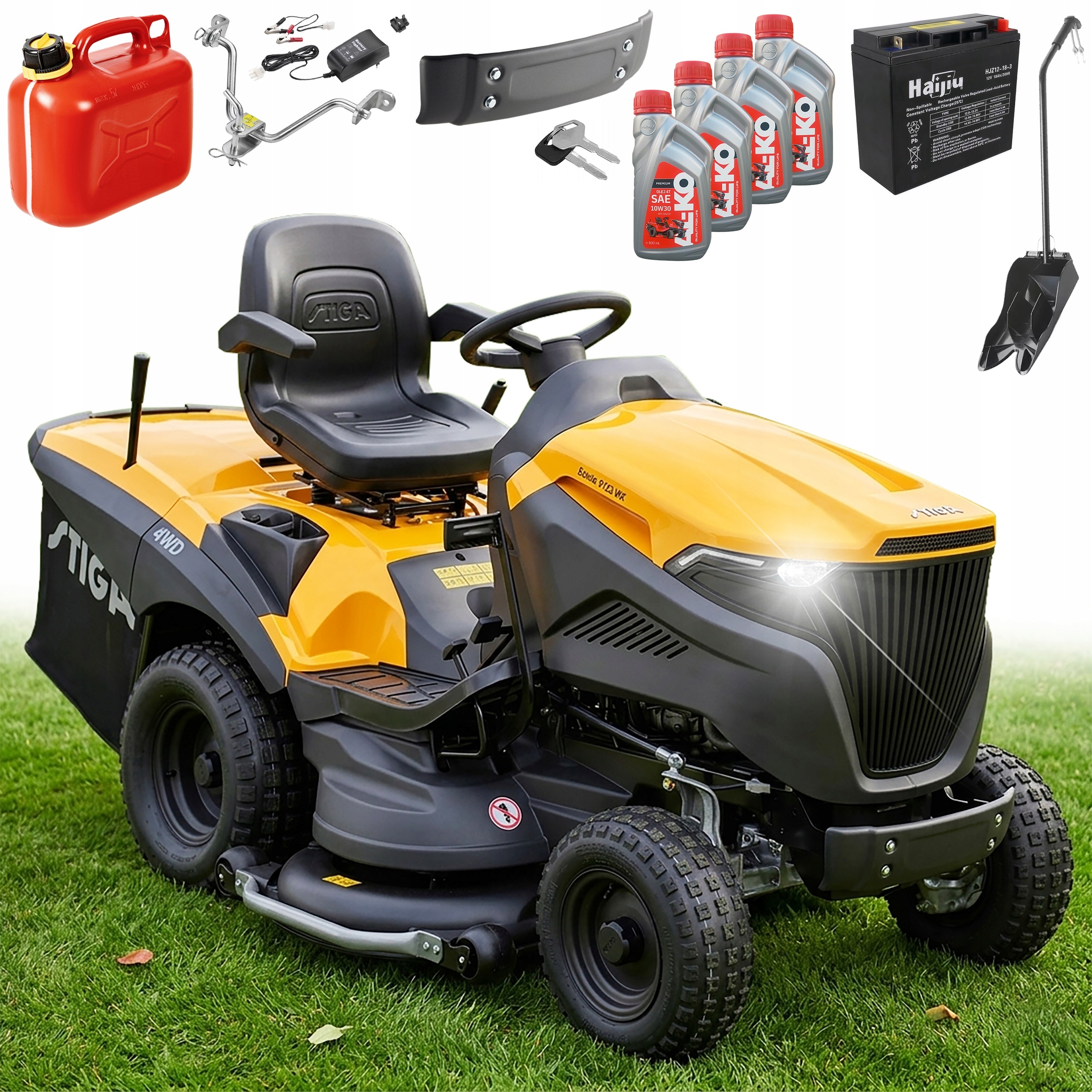 Traktor Kosiarka Stiga Estate 9122 Wx Napęd 4x4 Honda Max 22 Km Hydrostat