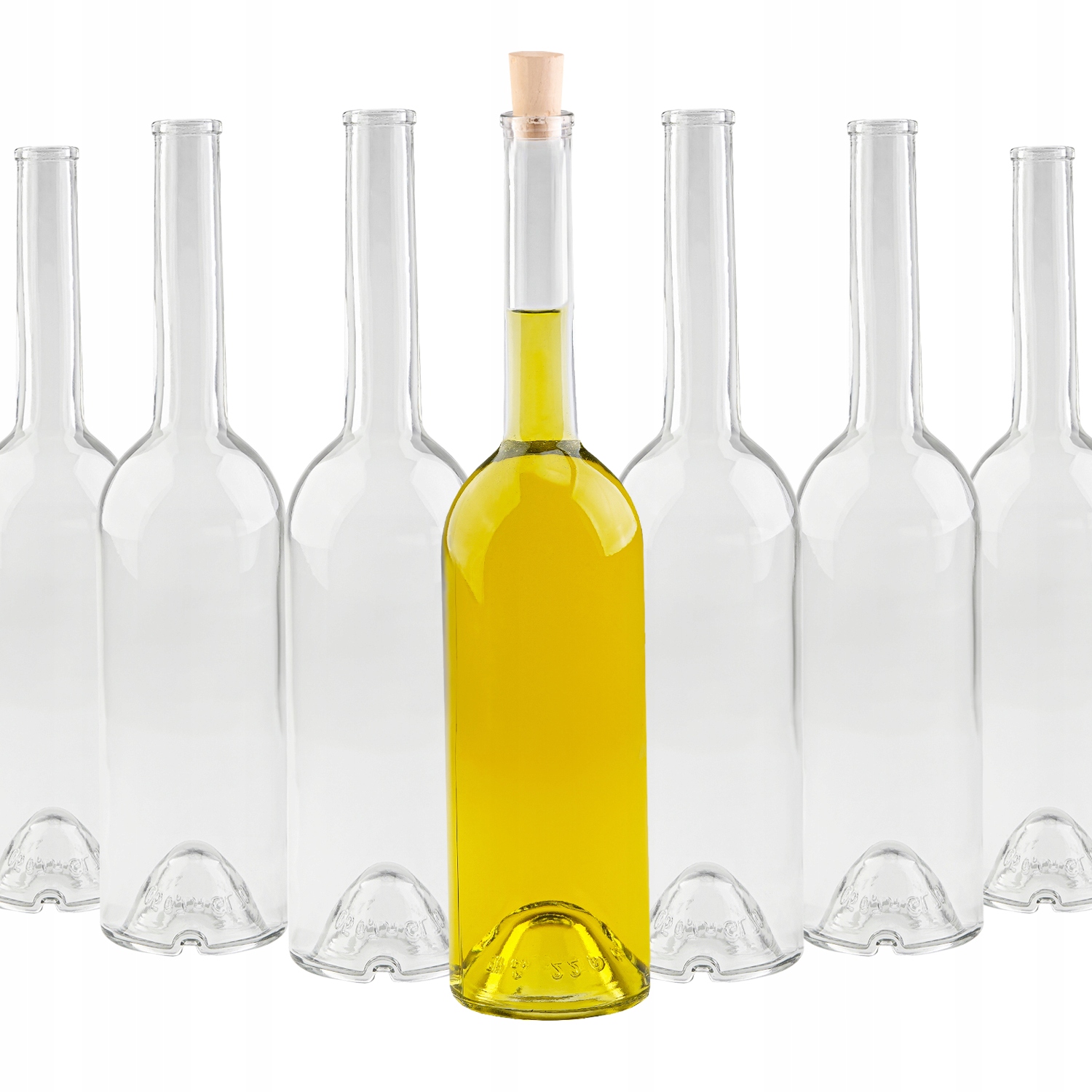 30 x Fenice Láhve S Zátkami Na Olej Ocet Likér Likéry Bimber 700 ml