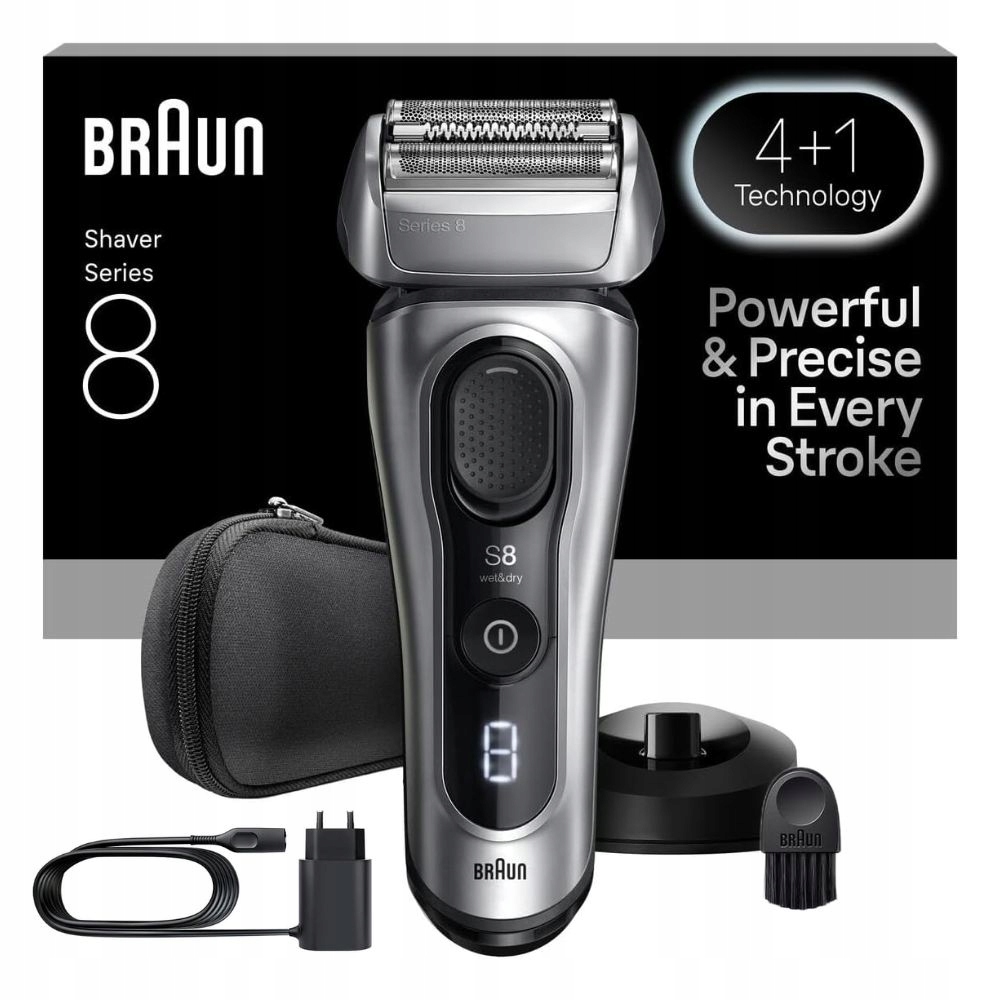 Braun Holicí Strojek Series 8 8617s Pouzdro Základna Pro suché i mokré holení