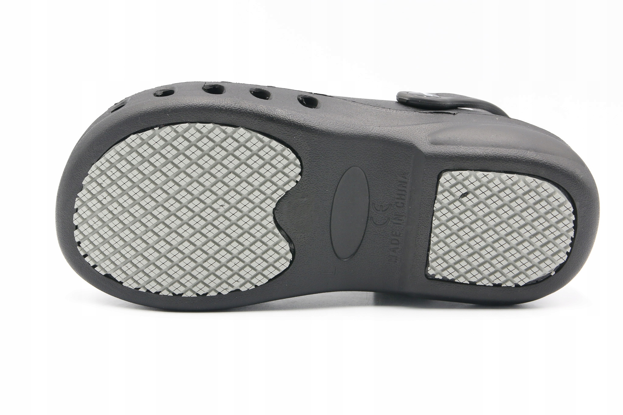 OBUWIE MEDYCZNE robocze KLAPKI z paskiem pasek CZARNE DOVE Rozmiar 36/37 Model DOVE