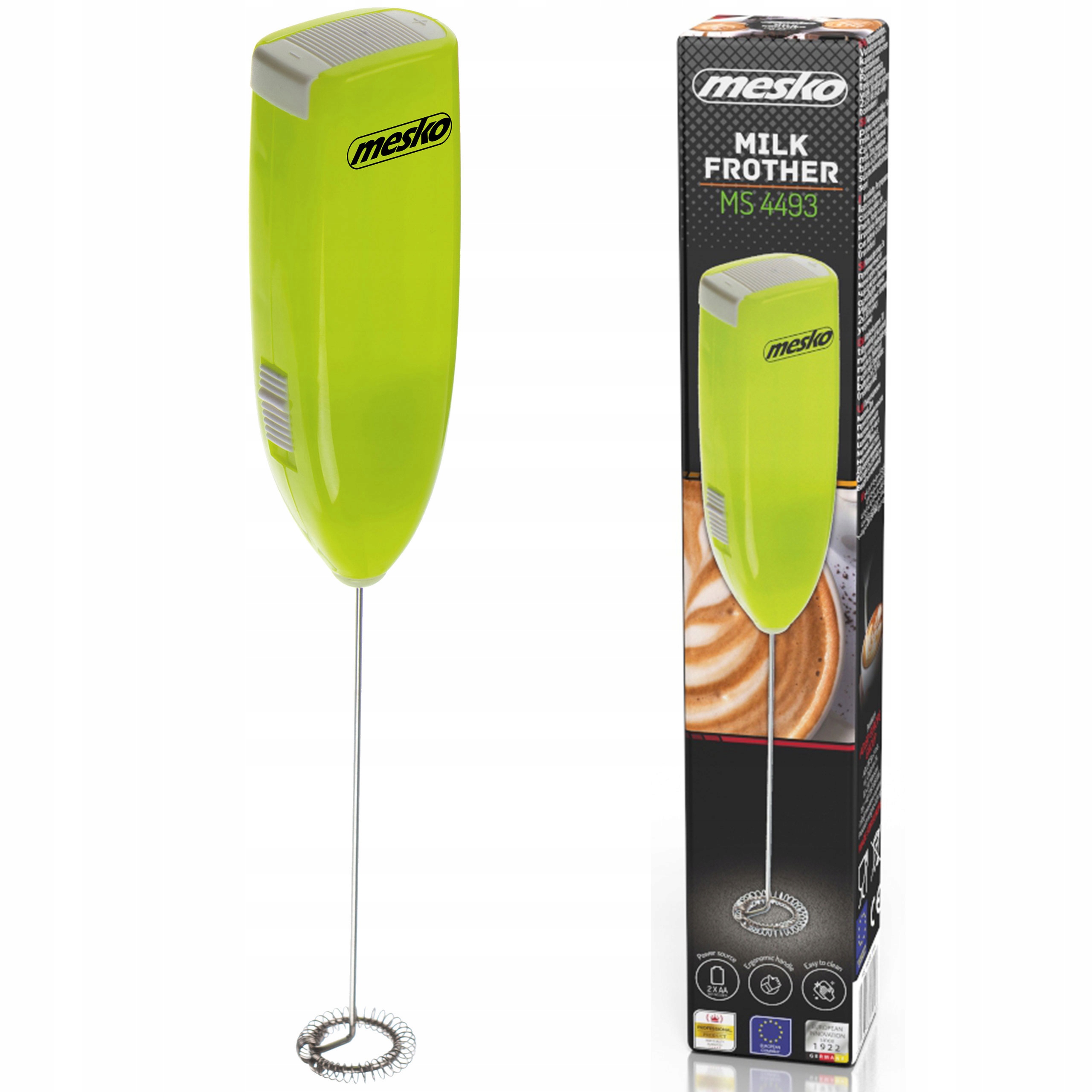 Spieniacz do mleka MS 4493 green - szybka pianka do kawy i matcha