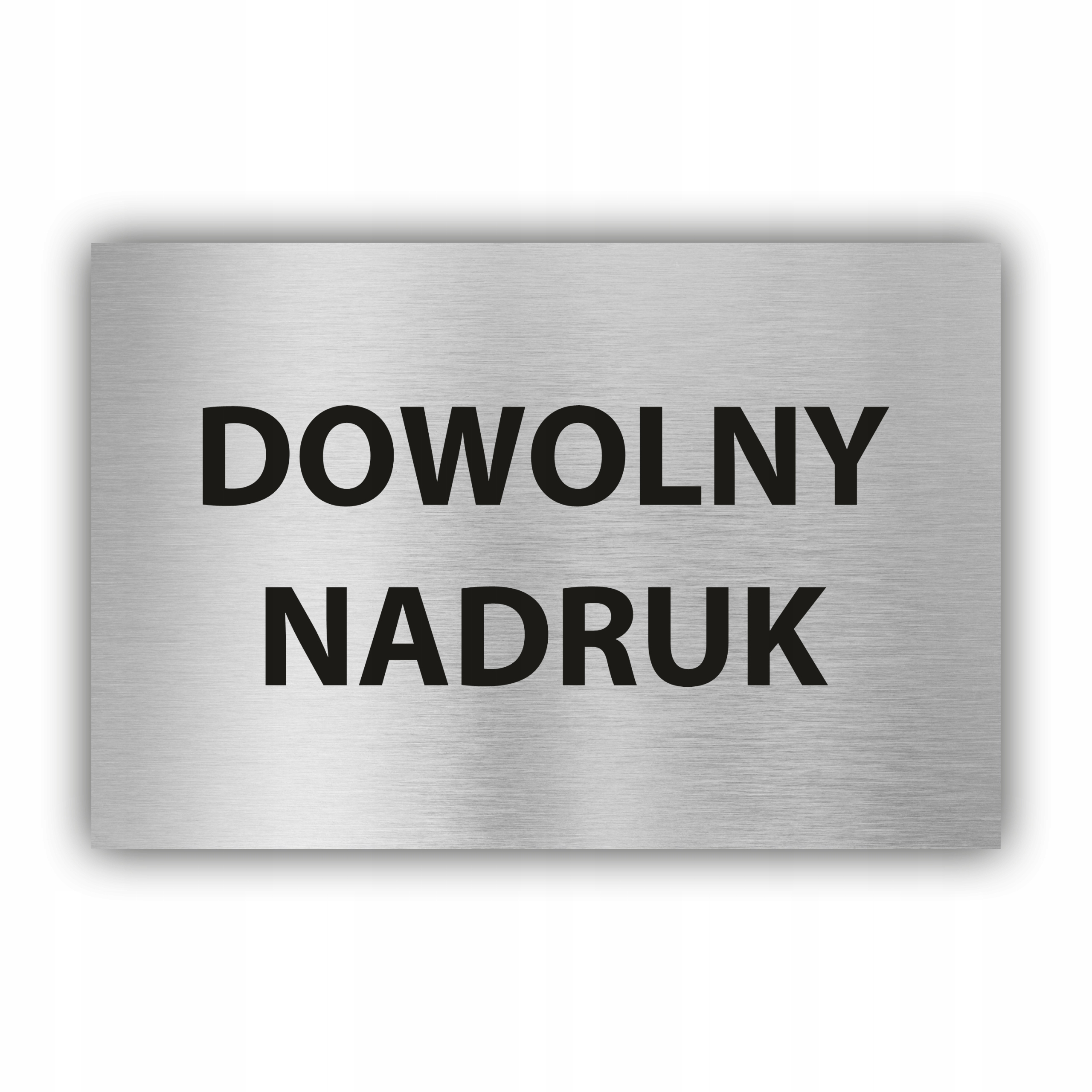 

Tabliczka Informacyjna Dowolny Nadruk 30x20 cm
