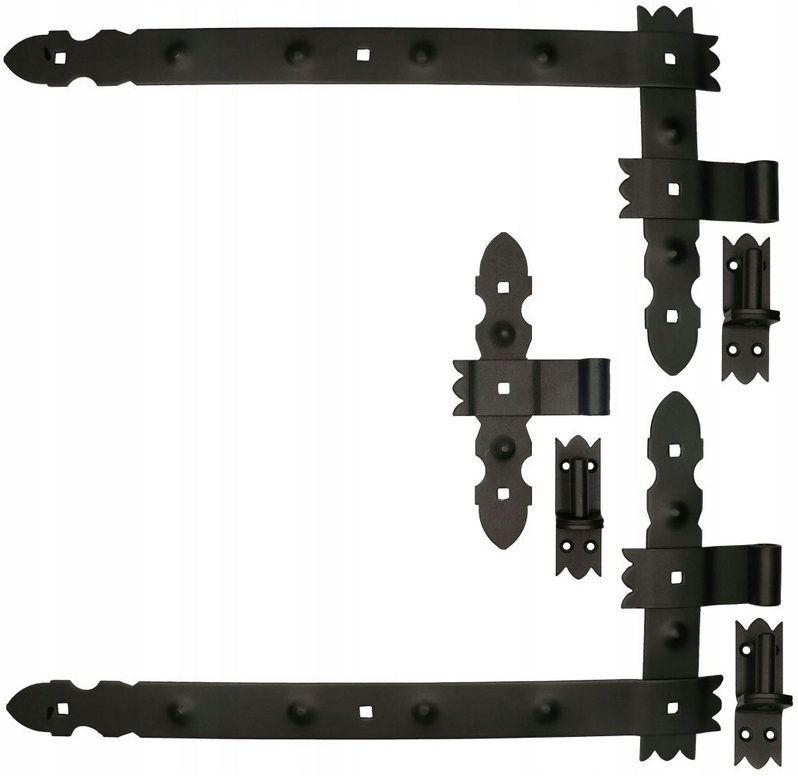 Úhlový Pásový Závěs Na Dveře 800x50MM Set 6EL