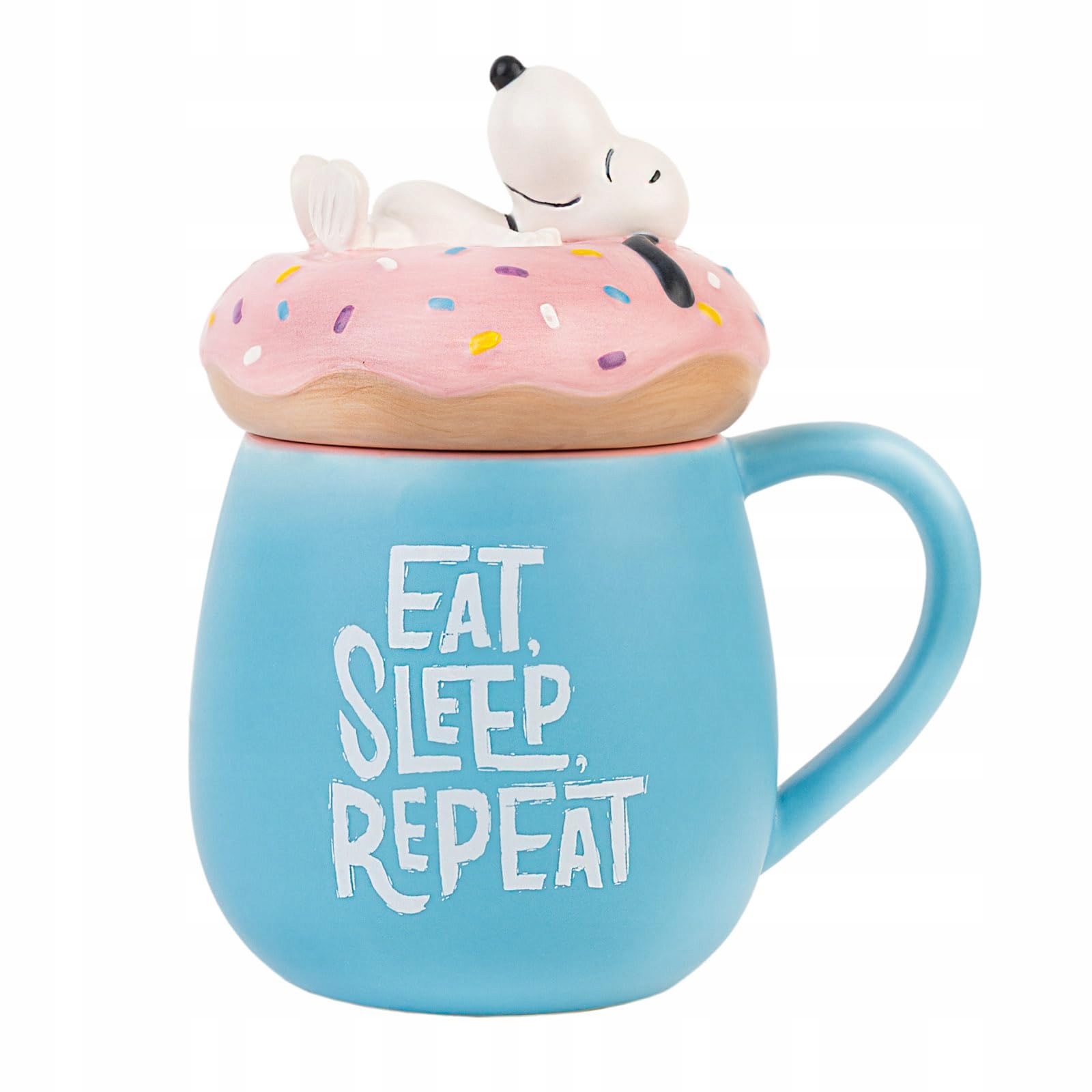 Hrnek Snoopy 3D Grupo Erik s víčkem 500 ml na kávu a čaj pro fanoušky