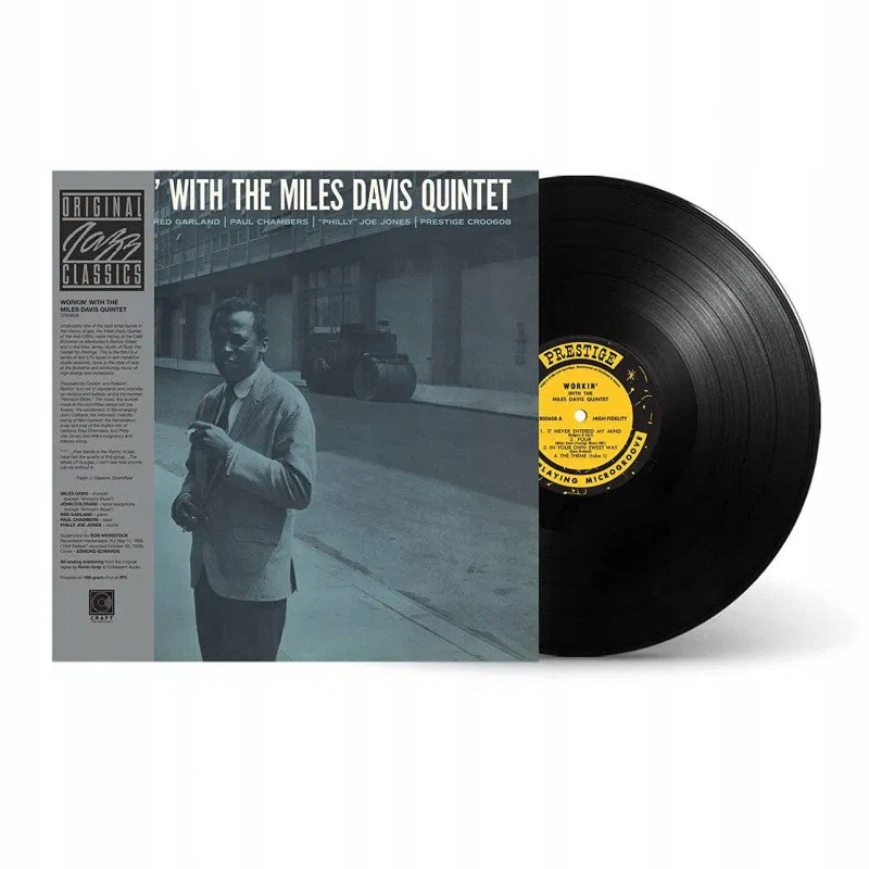 USオリジ MONO Miles Davis Quintet Workin Miles Davis - Workin' - Second Records