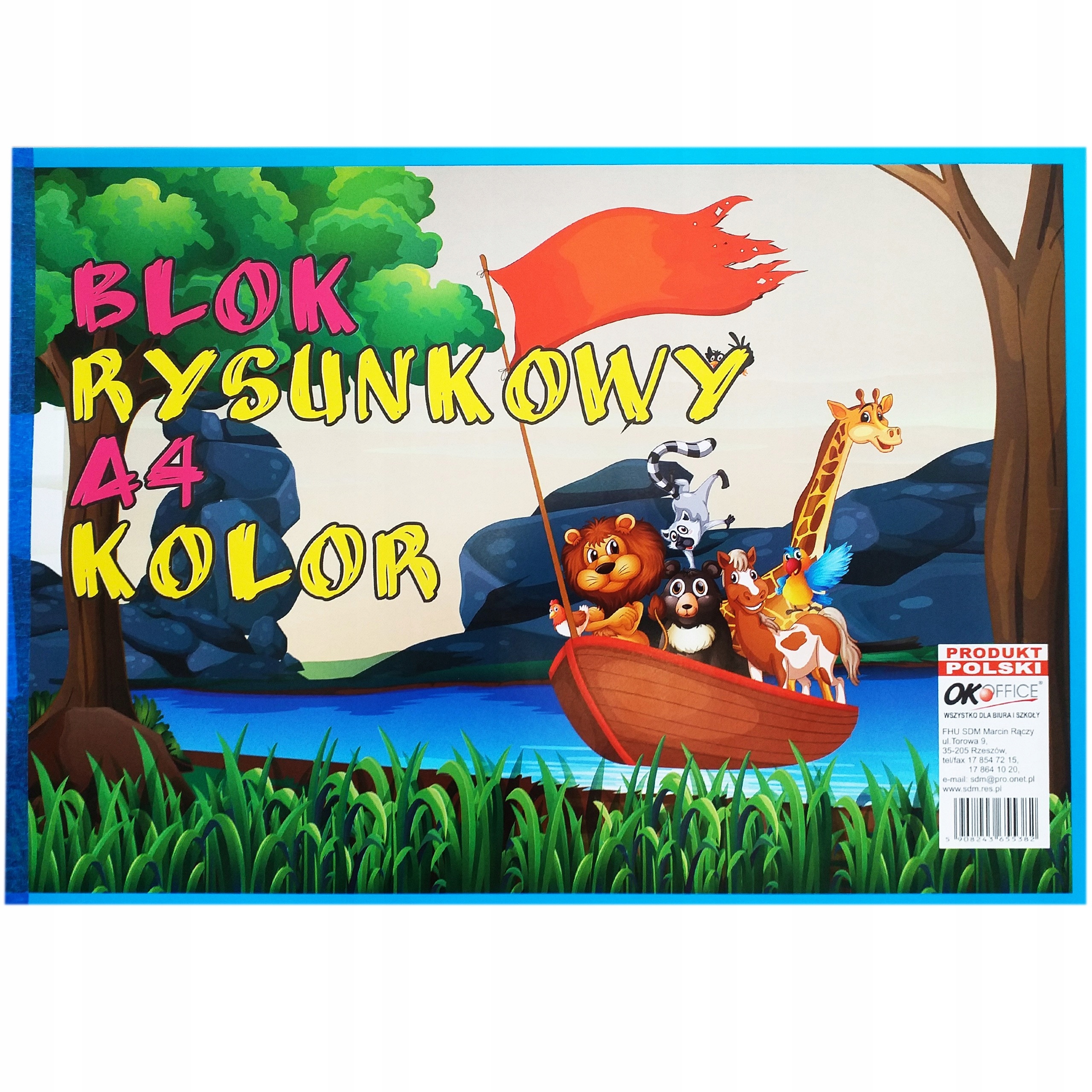 

Blok rysunkowy kolorowy A4 kolor 1 sztuka