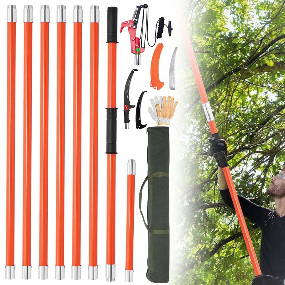 Ruční Teleskopická Zahradnická Pila Na Stříhání Větví, Teleskopická, 8 M