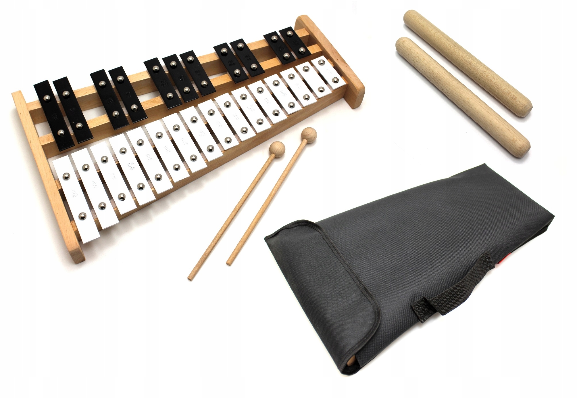 Dzwonki Chromatyczne Klawes pokrowiec czarny