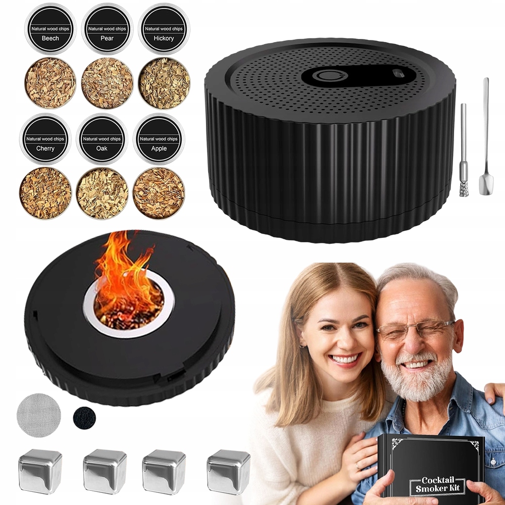Sada Na Uzení Whisky Elektrický Smoker Type C 650MAH 91×91×51 MM Dům