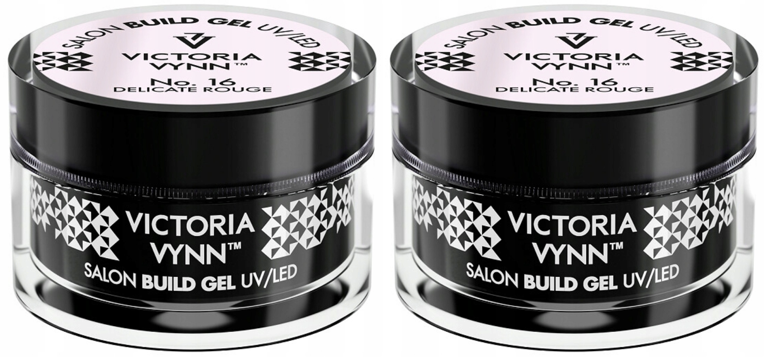 2x Stavební Gel na nehty 50 ml 16 Delicate Rouge Bledě růžová Victoria Vynn