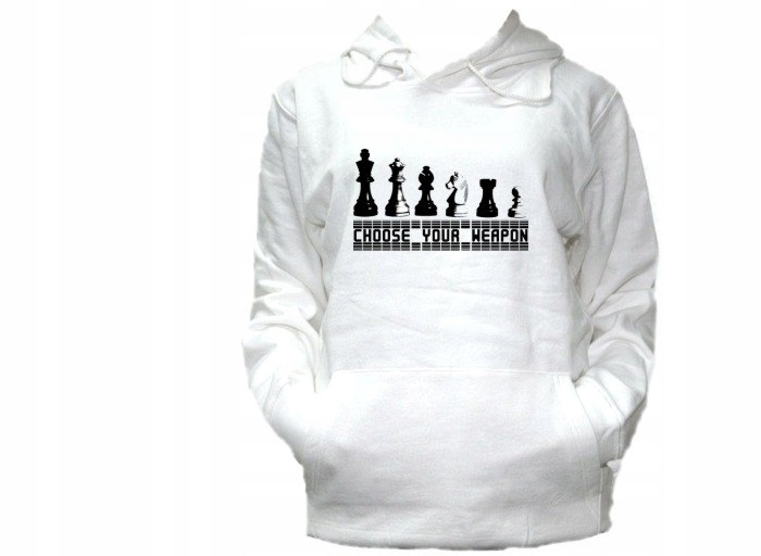 

Bluza Kaptur Szachy Szachista Chess Wzory