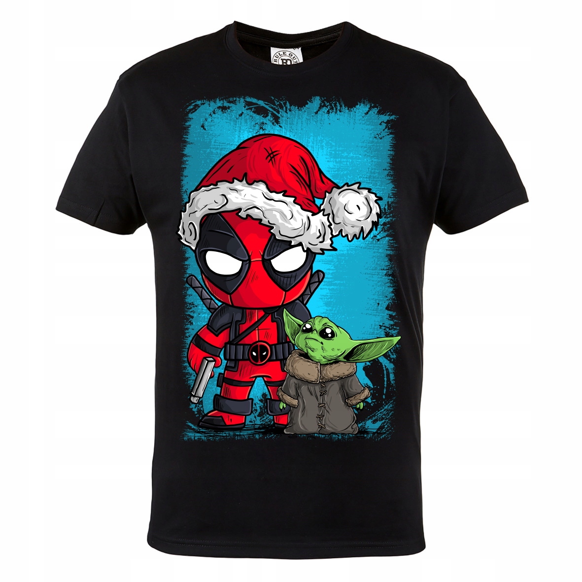 

Koszulka Świąteczna Mikołaj Deadpool Baby Yoda