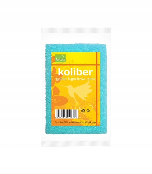 

Gąbka kąpielowa ostra Folcom Koliber 1 sztuka