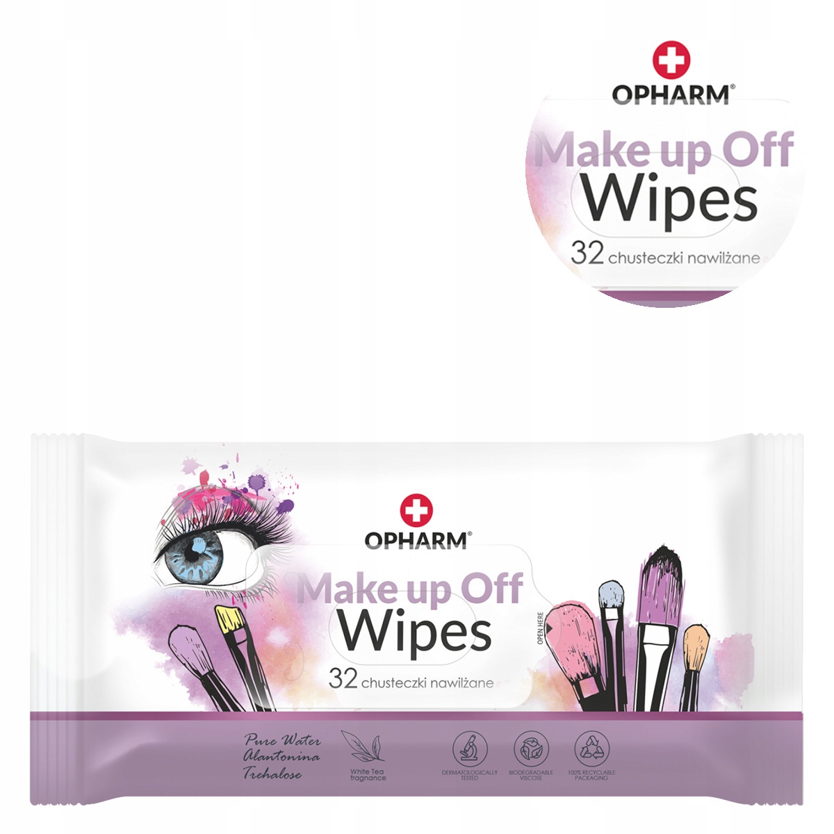 

Opharm Make Up Off Wipes do demakijażu 32 szt