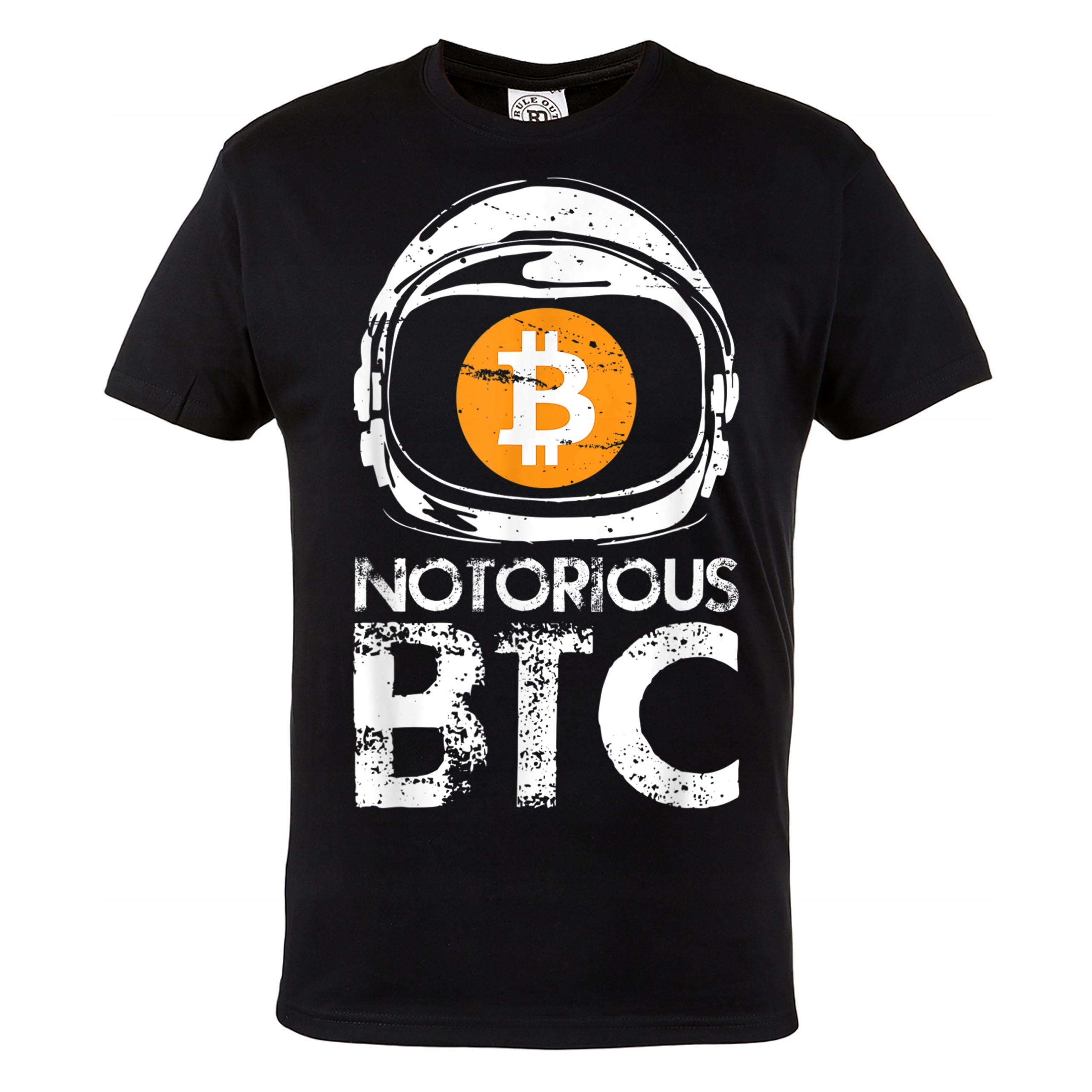 

Męska Koszulka Z Nadrukiem Bitcoin Kryptowaluty