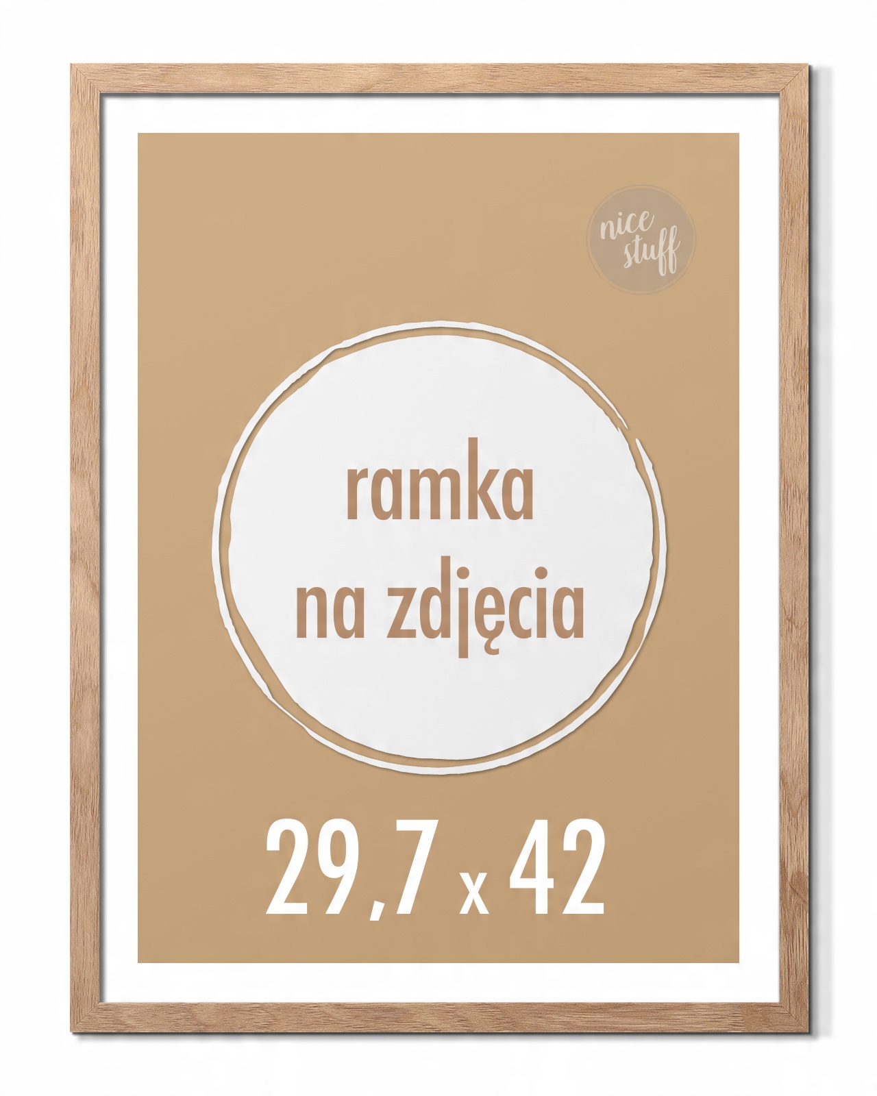 

Ramka na zdjęcia 29,7x42 cm A3 Ramki 42x29,7 brąz