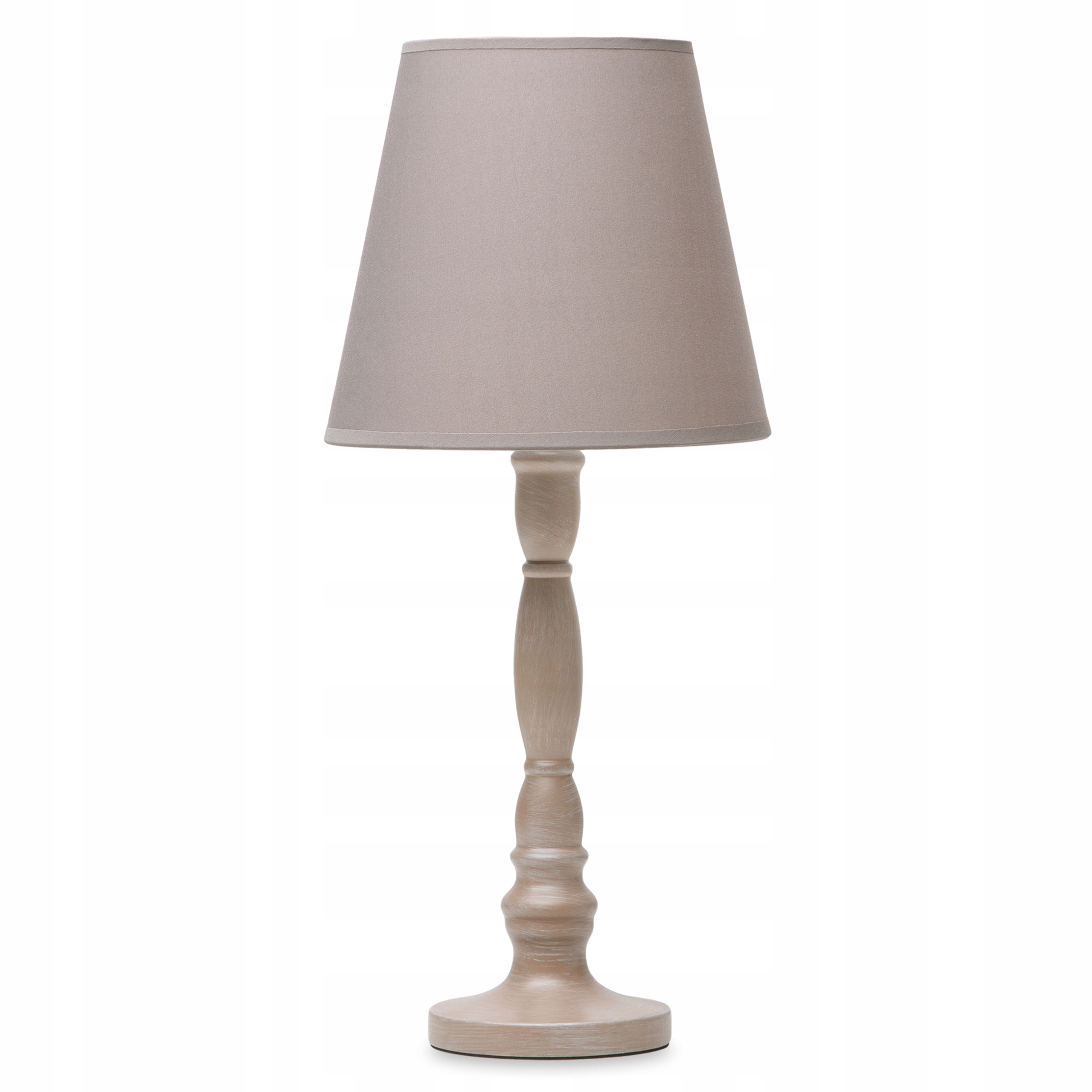 Lampka NOCNA NA BIURKO SALON BEŻOWA STYLOWA WYSOKA Zasilanie sieciowe