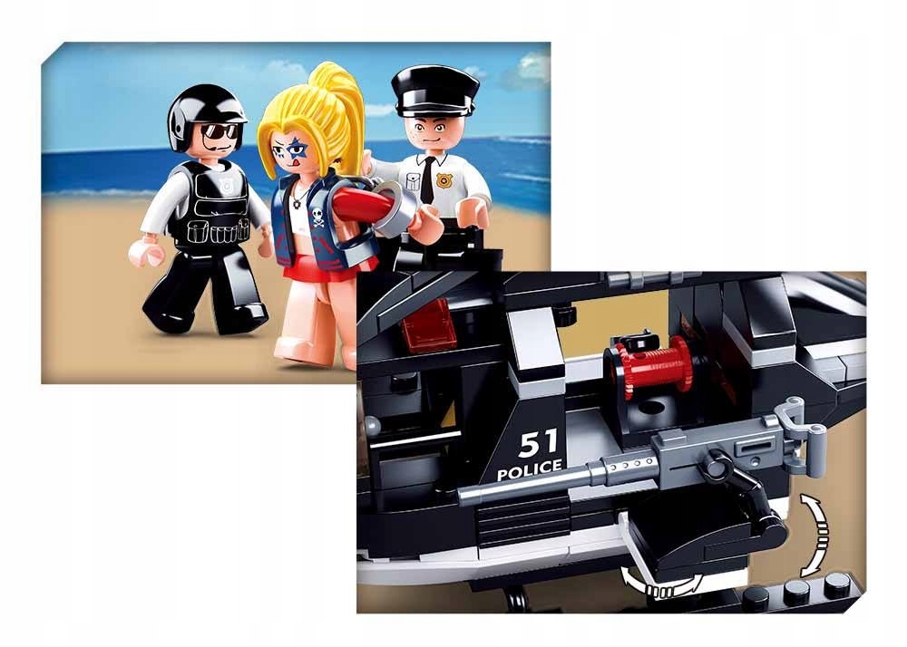 KLOCKI SLUBAN wodny pościg policja Bohater Inny