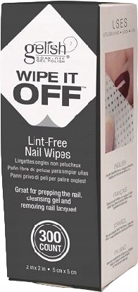 2x Ubrousky na nehty Morgan Taylor Wipe It Off Lint-Free Nail Wipes