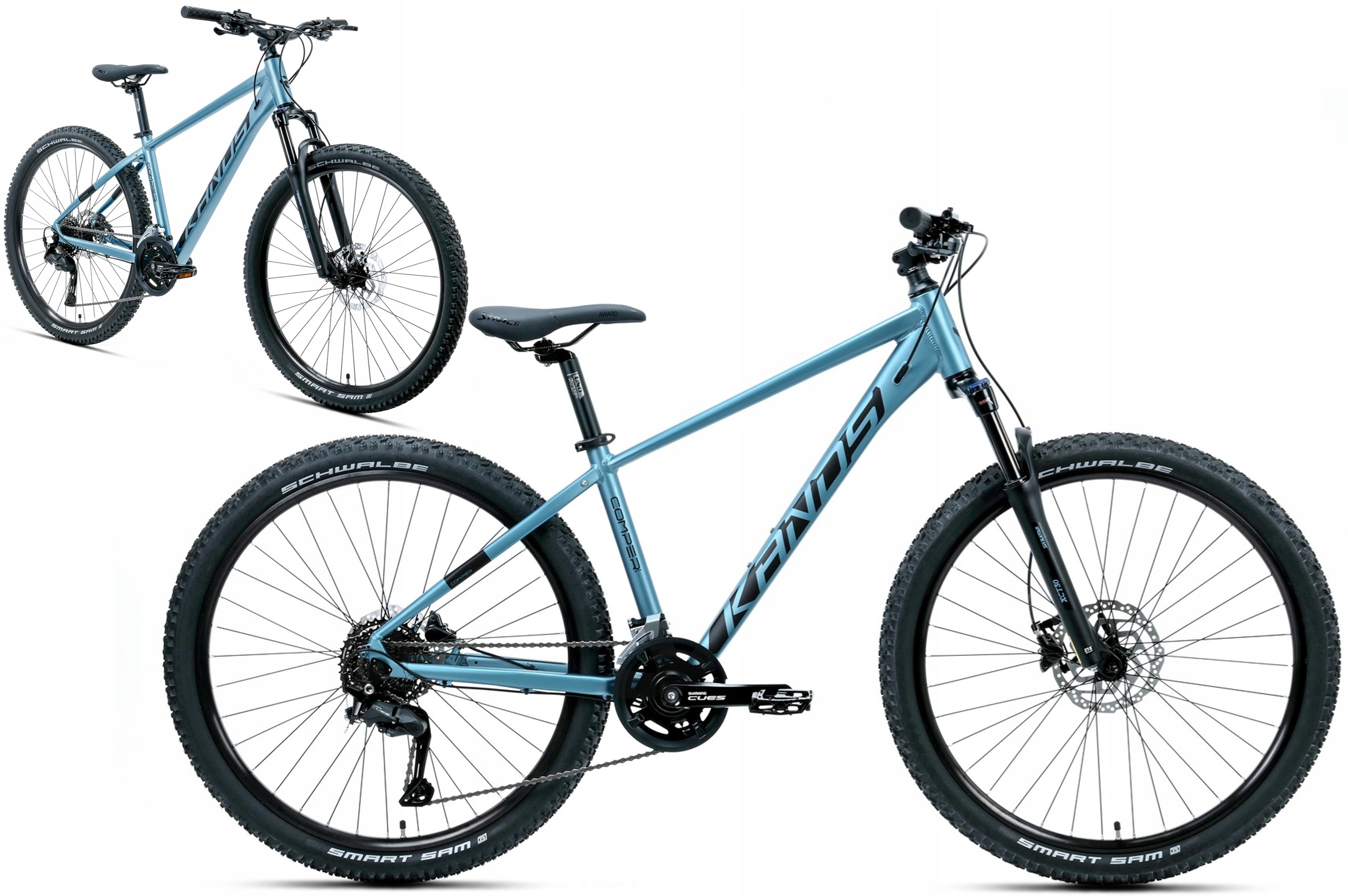 Rower Mtb 27.5" Kands Comp-er rama 14" błękitny R26