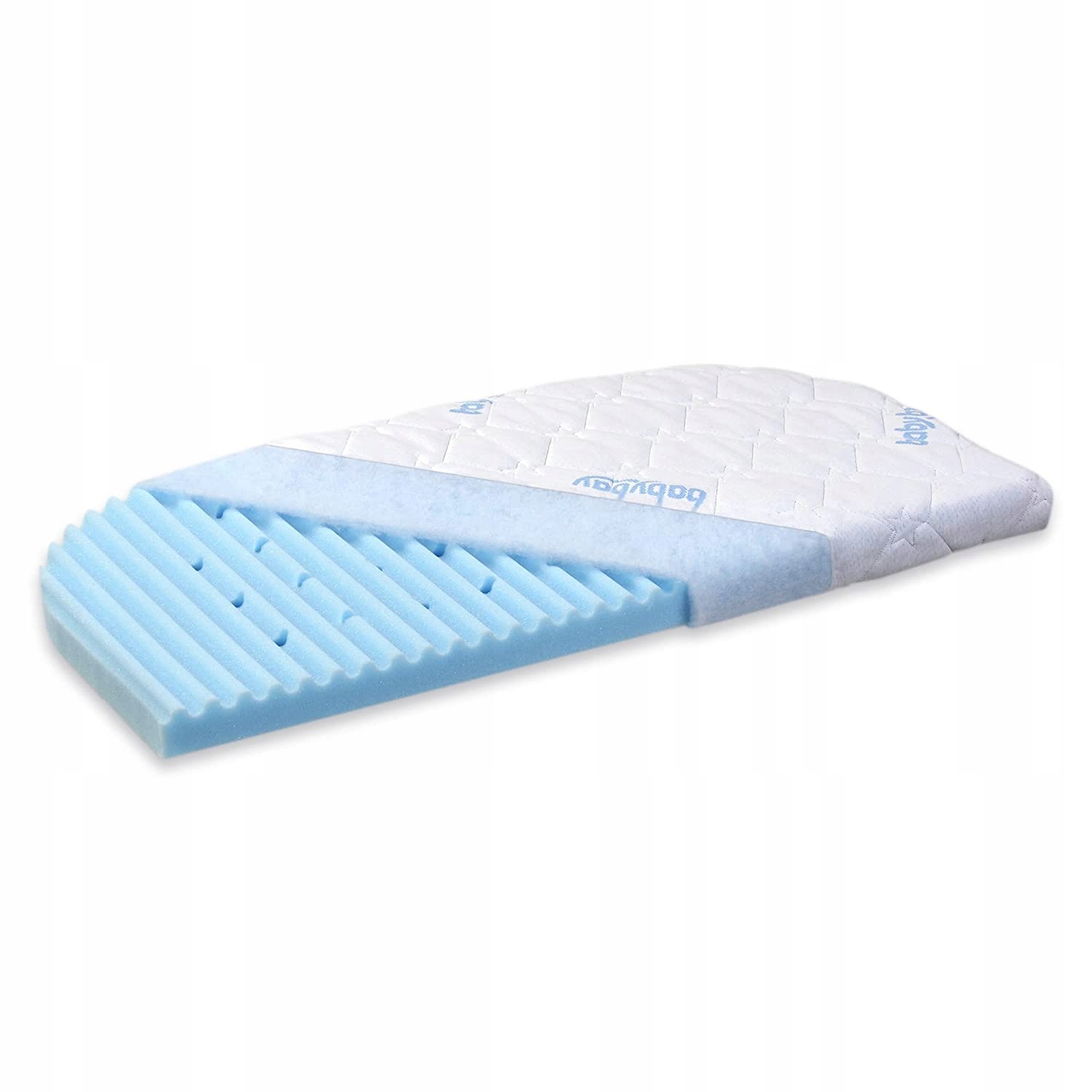 Materac do łóżeczka dziecięcego dostawki 89 x 50x6 cm Babybay Medicott Wave