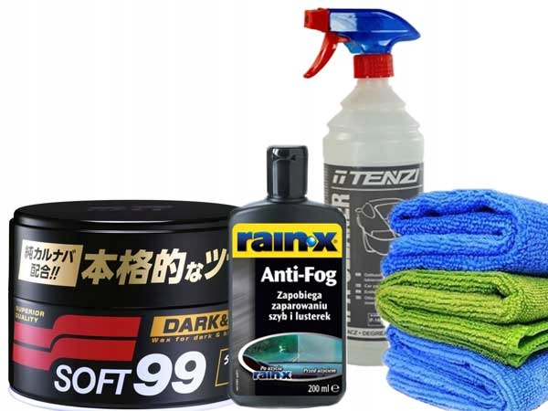 Набор Воск Soft99 Dark & Black +Microfiber + 