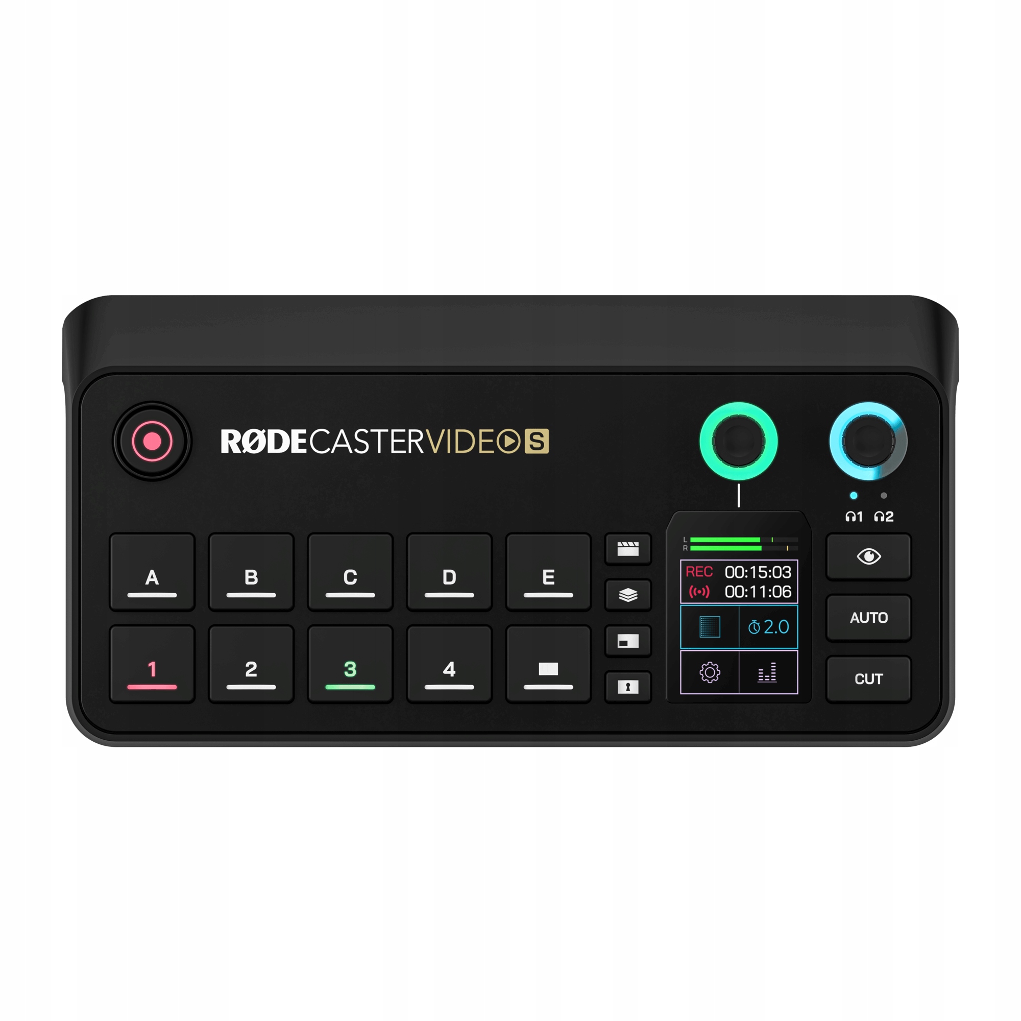 RODECaster Video S – Konzole pro produkci videa a zvuku v kratší verzi