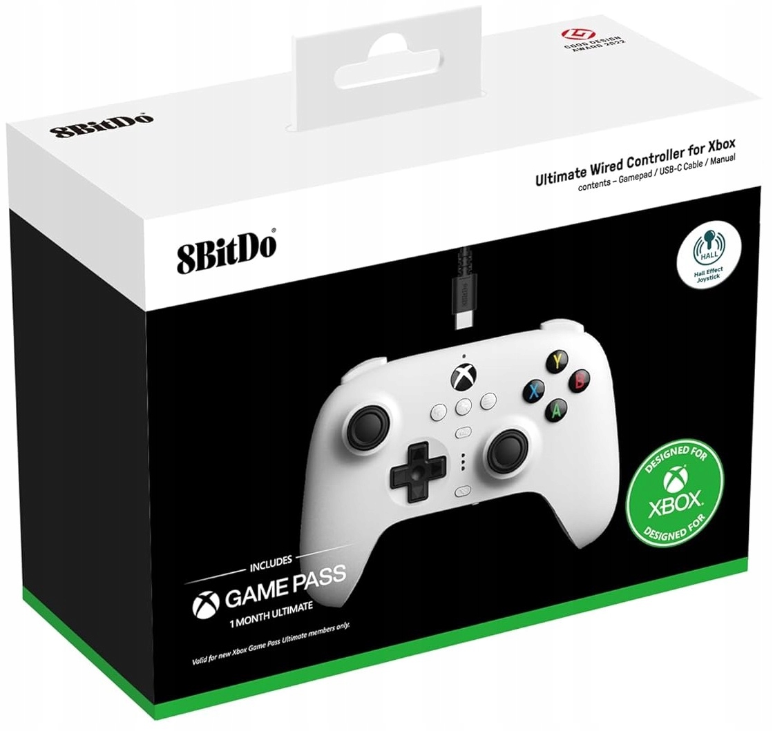 8bitdo Ultimate Drátový Ovladač Xbox v2 Hall Series One Pc Pad GamePass 1M