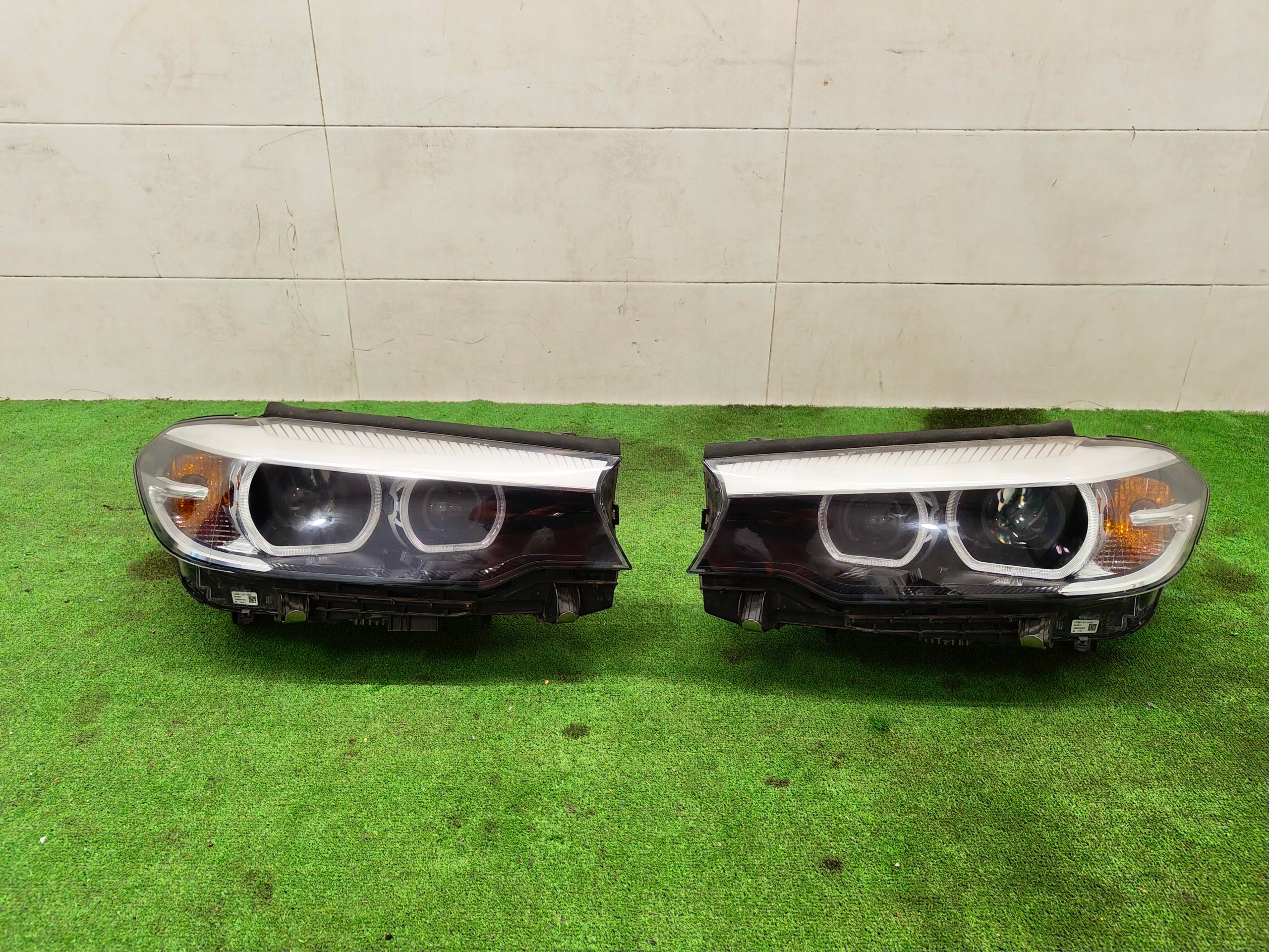 BMW 5 G30 front bonnet bumper lights fenders support panel for radiators B65