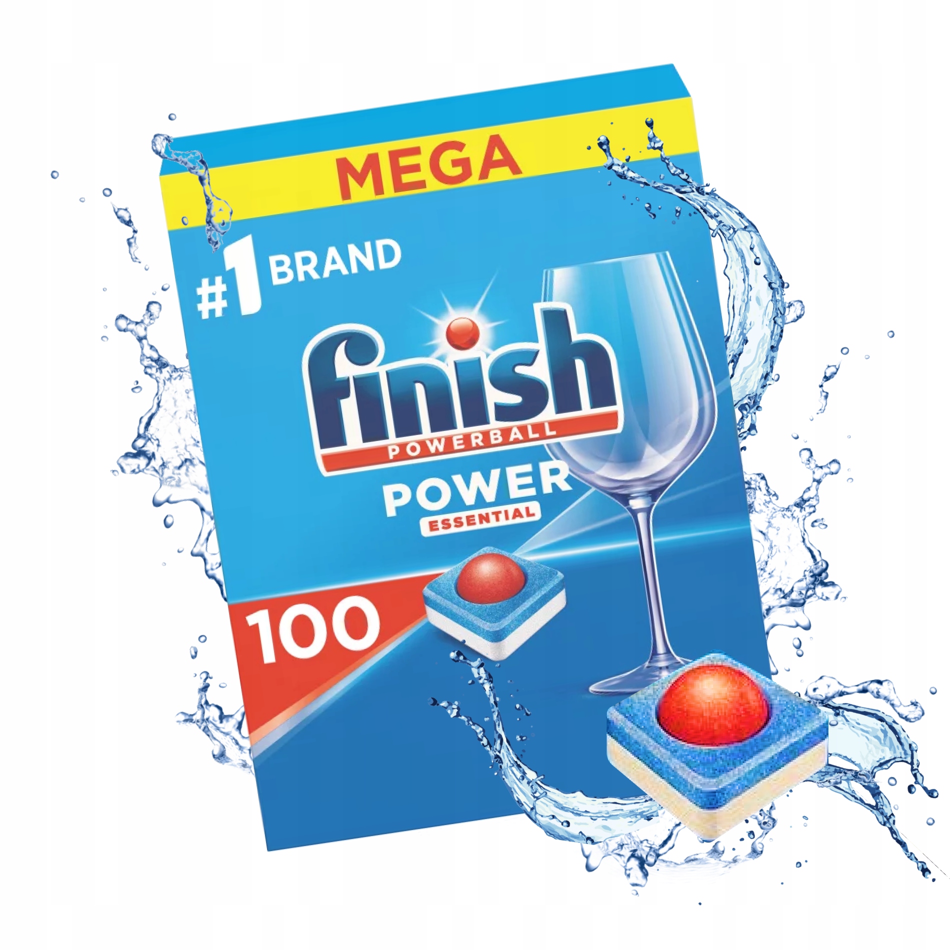 FINISH POWER ESSENTIAL 100SZT TABLETKI DO ZMYWARKI TABLETKI