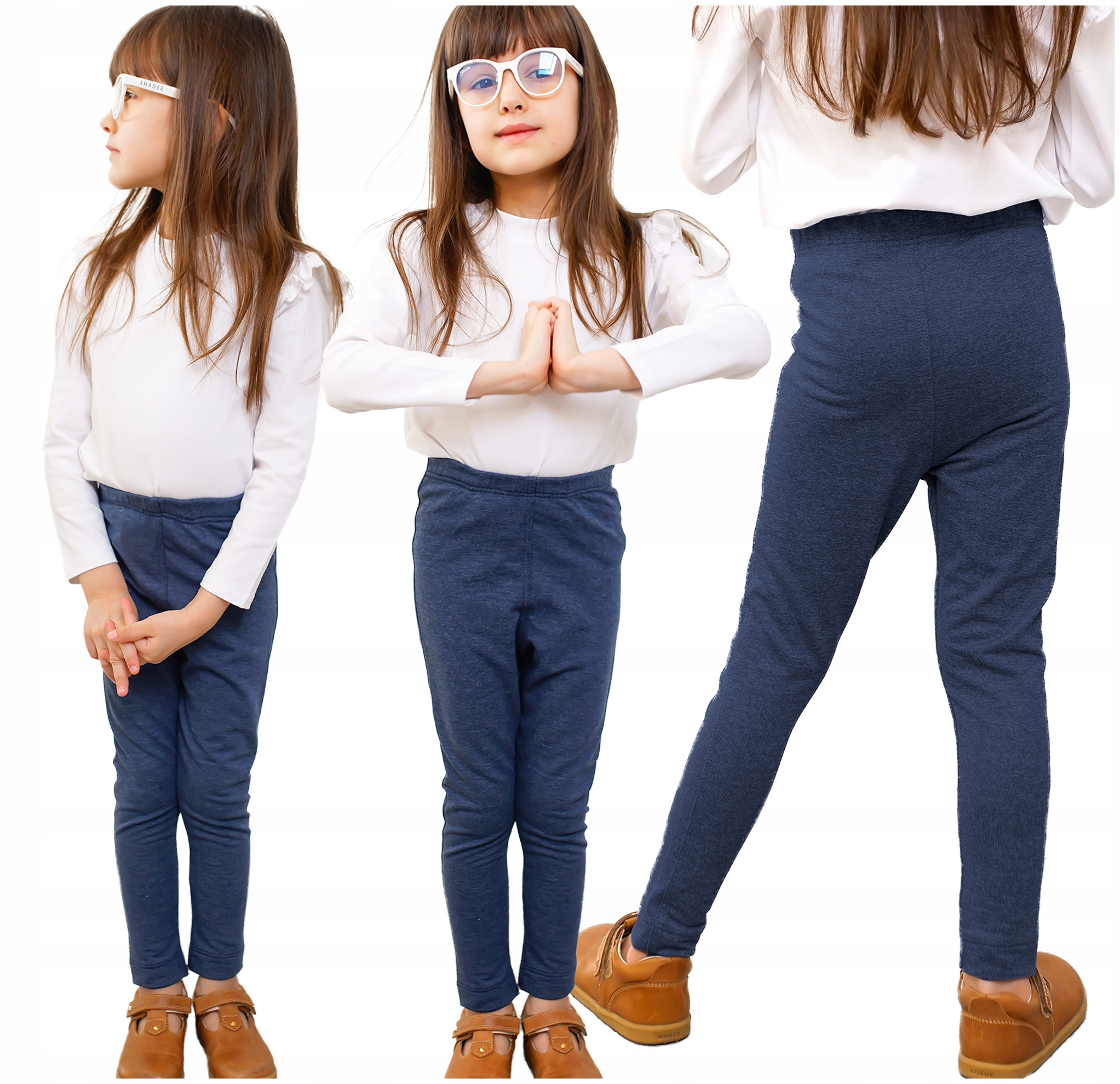 

Tregginsy Legginsy Spodnie dresowe 128 Jeans Baya