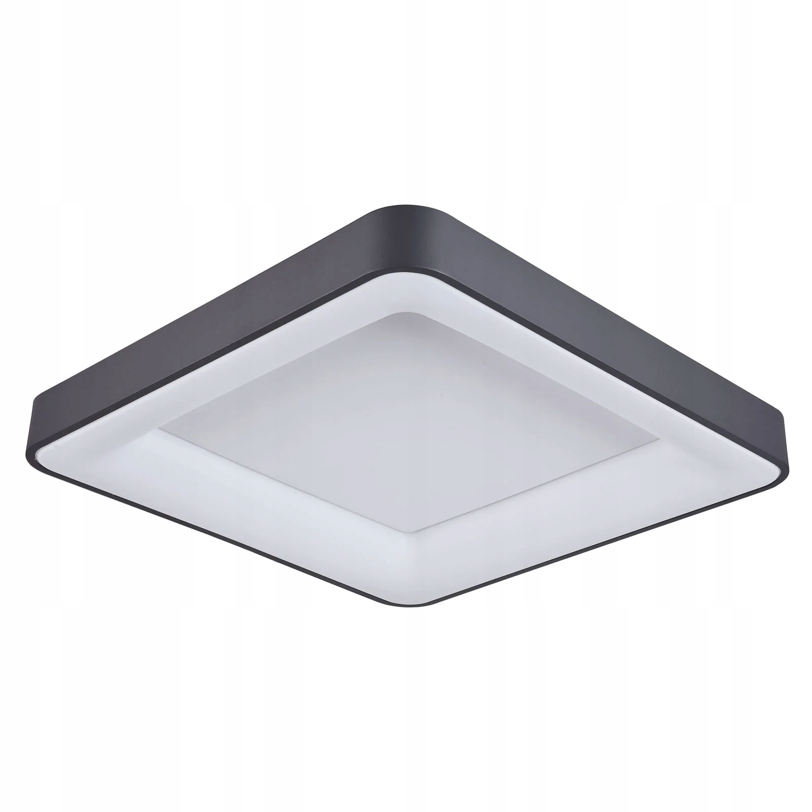 Stropné svietidlo Led moderná čierna biela štvorcová 60 cm 3000K Italux