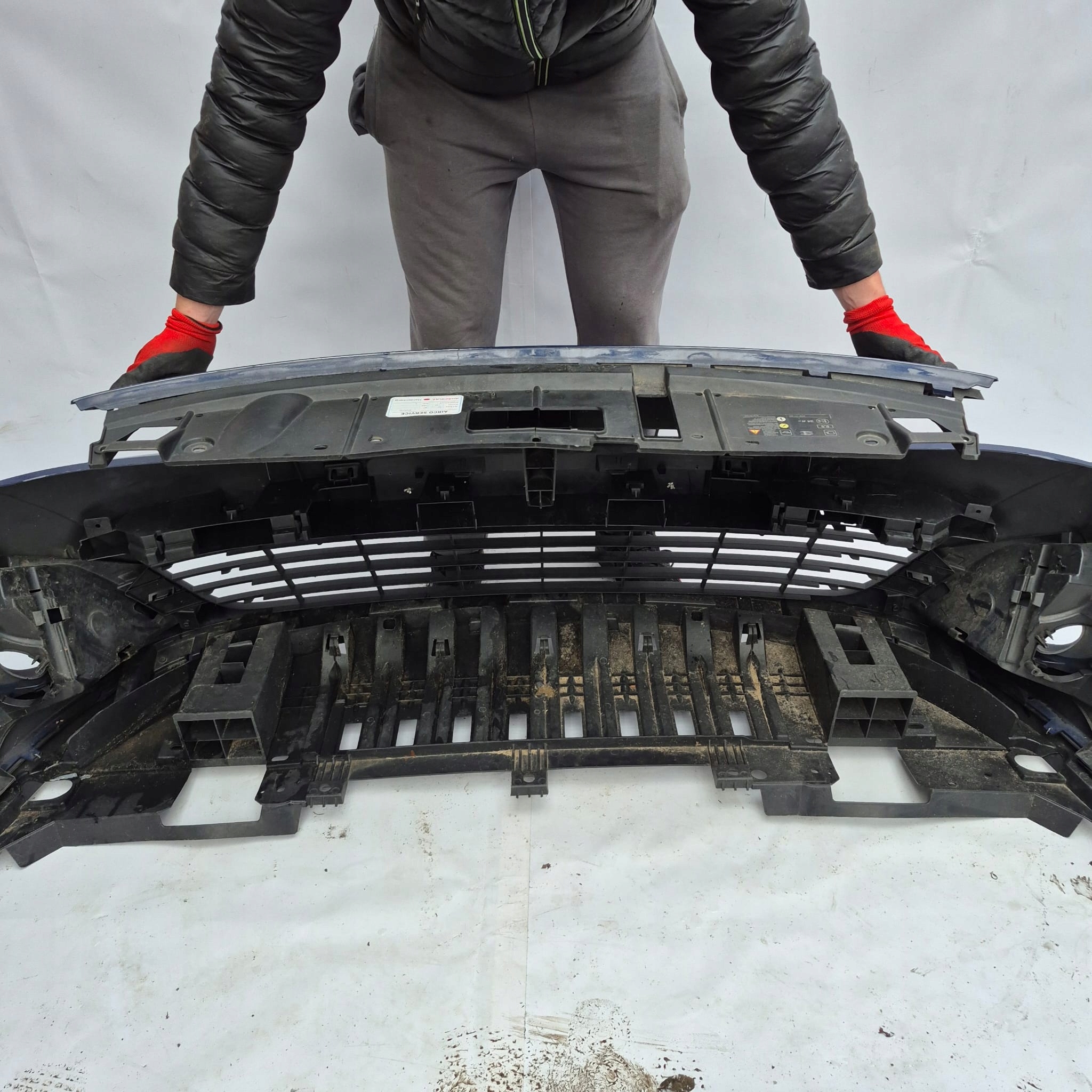RENAULT GRAND SCENIC III 09- bumper front front cover grid 620100434R