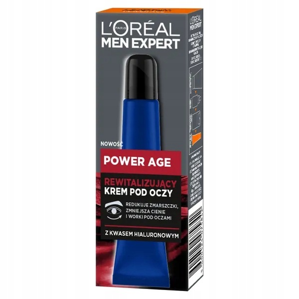 L'Oreal Men Expert Power Age, revitalizační krém pod oči, 15 ml