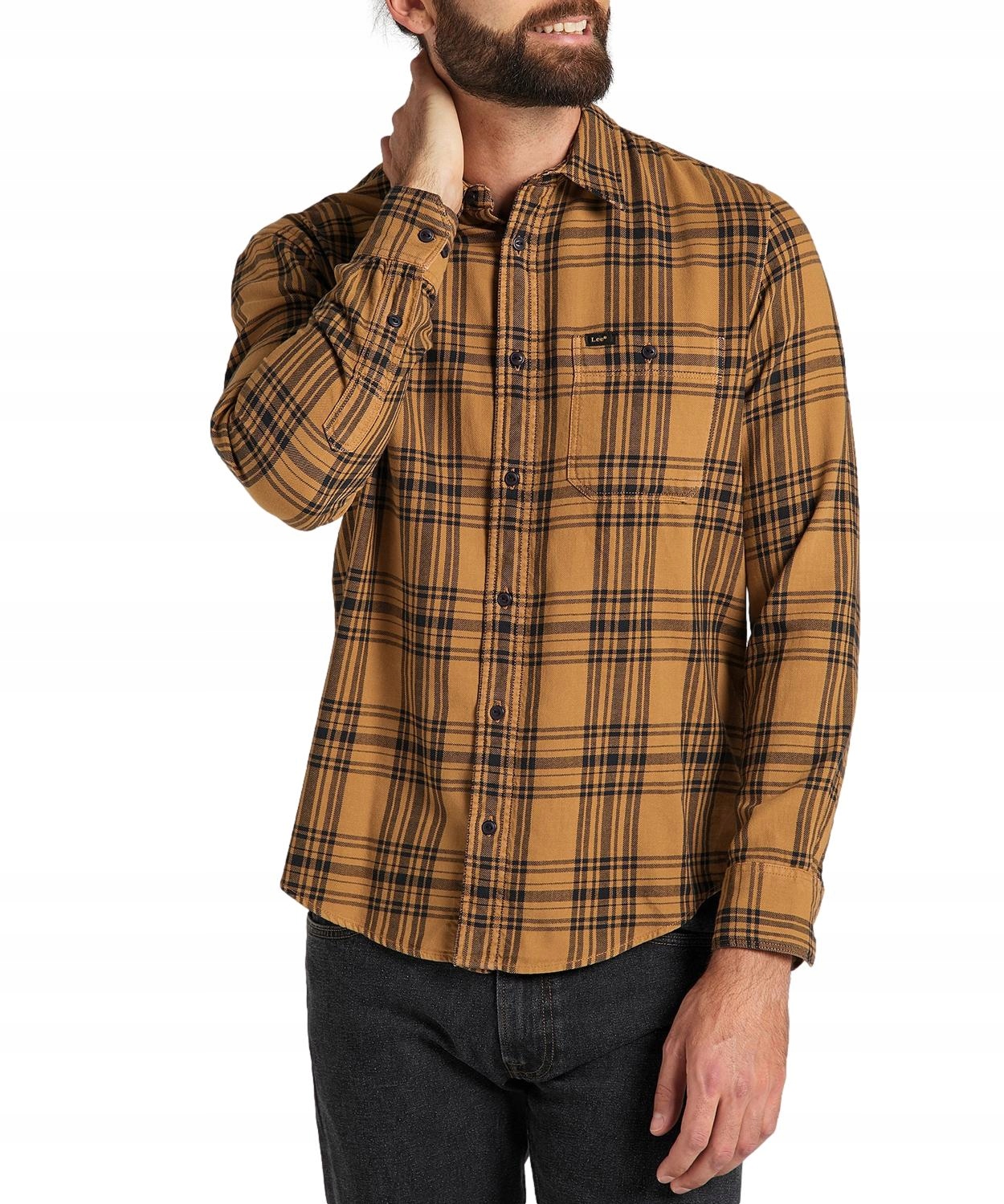 

Koszula Lee Leesure Shirt L66NMDSZ Brown XXL