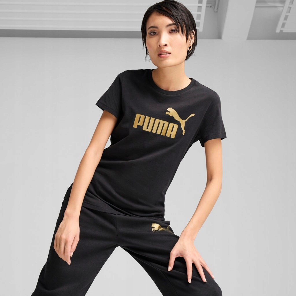 Dámské triko Puma Essential Metallic No. 1 Logo Tee