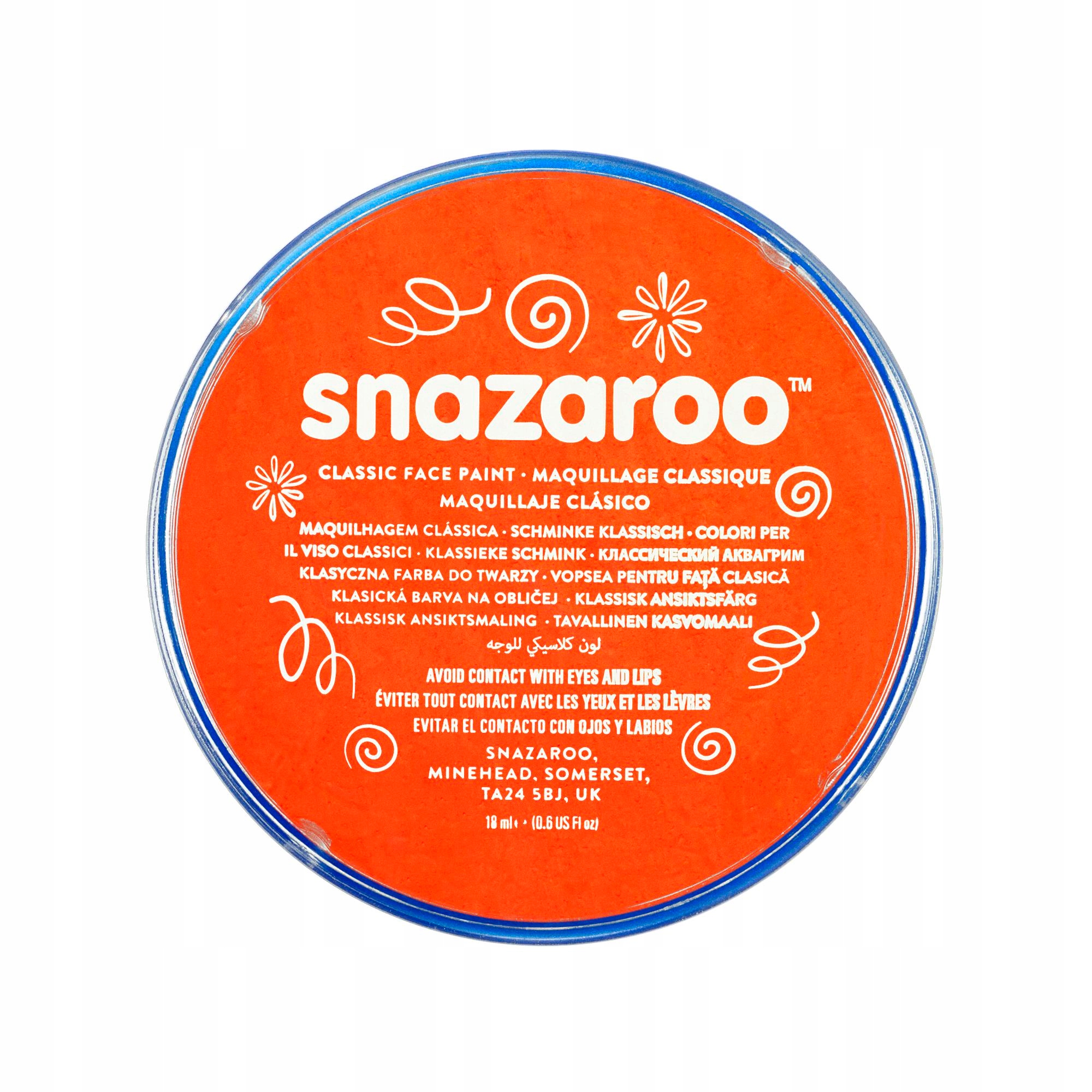 

Farba Do Malowania Twarzy Orange 18ml Snazaroo