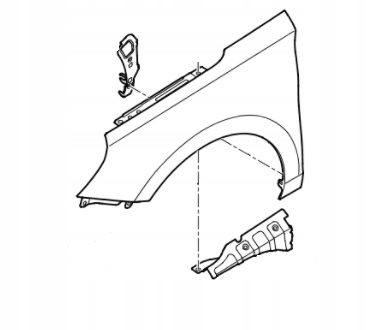 BŁOTNIK PRZEDNI LEWY HYUNDAI I30 2017 HATCHBACK
